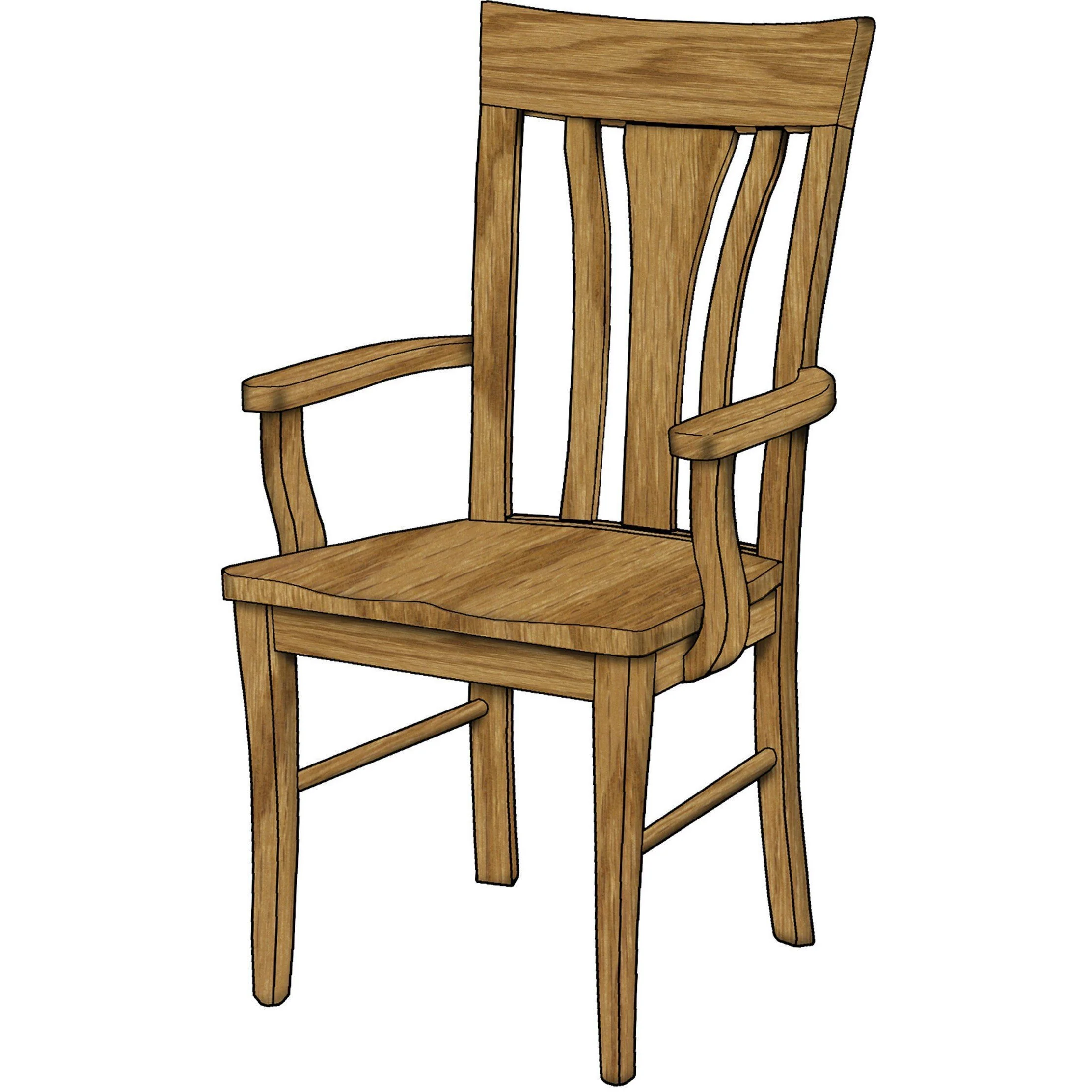 QW Amish Metro 7pc Dining Set - Image 4