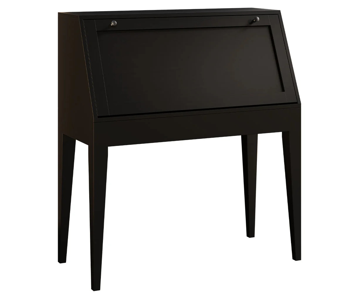 QW Amish Mid Century Flip Front Desk - Image 2
