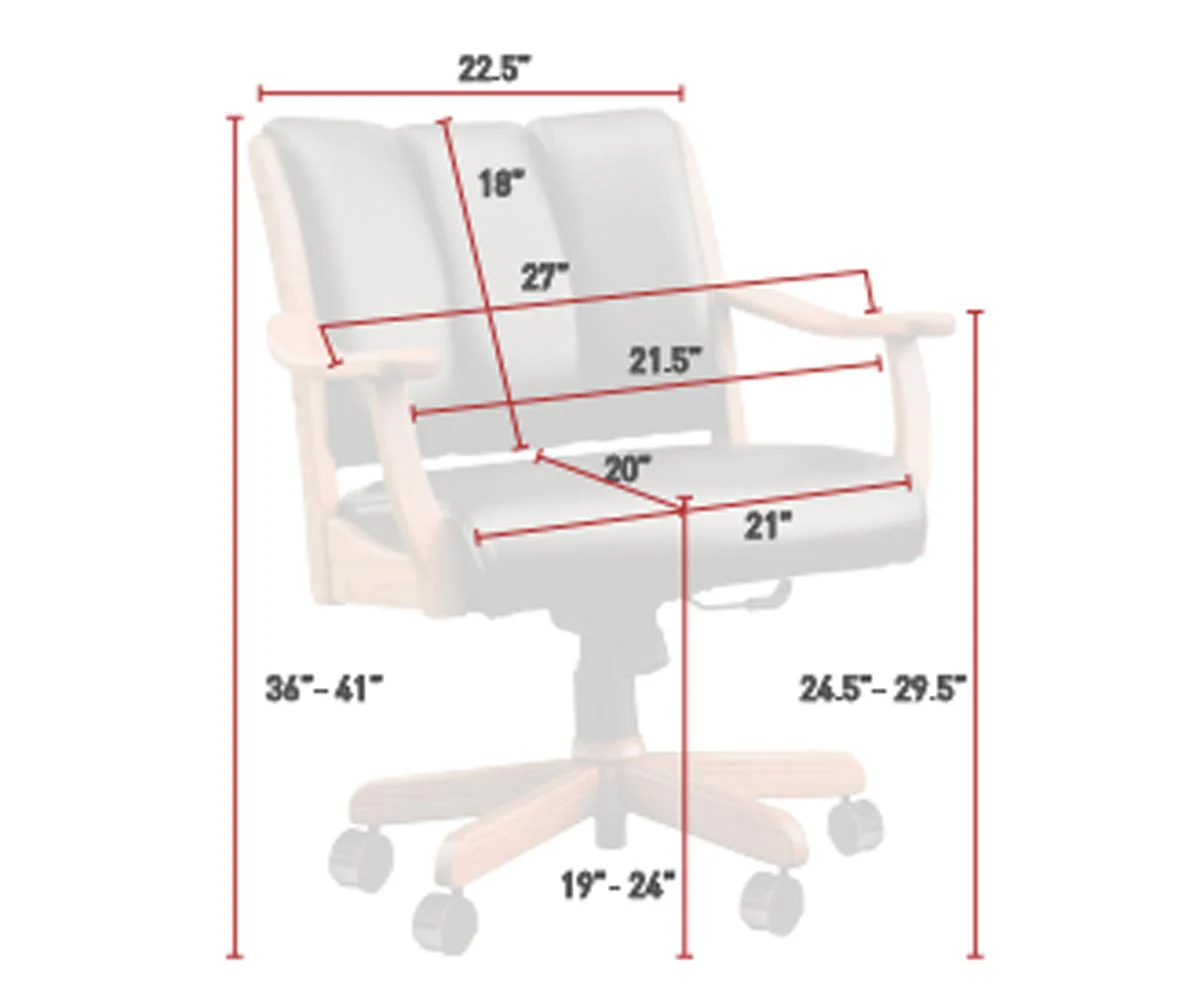 QW Amish Midland Desk Chair - Image 4