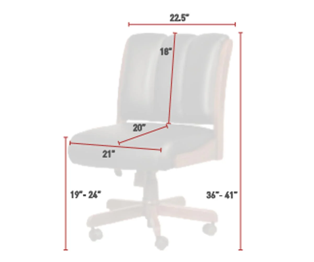 QW Amish Midland Side Desk Chair - Image 5