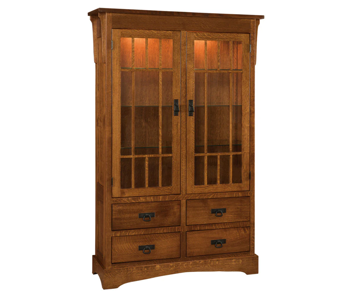 QW Amish Midway Mission Curio (select height) - Image 2