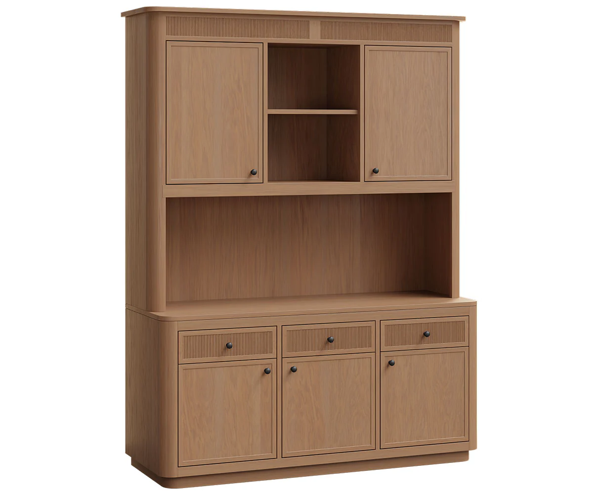 QW Amish Millhall Server & Optional Hutch - Image 2