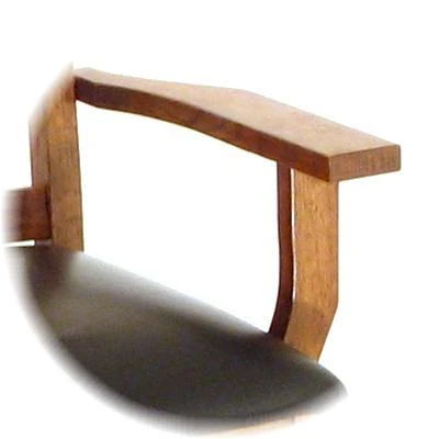 QW Amish Mission Arm Chair with Padded Seat - Image 2