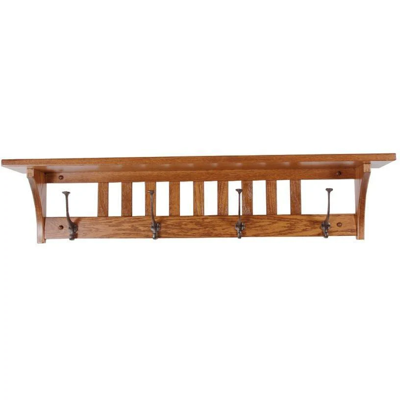 QW Amish Mission Coat-N-Cap Shelf