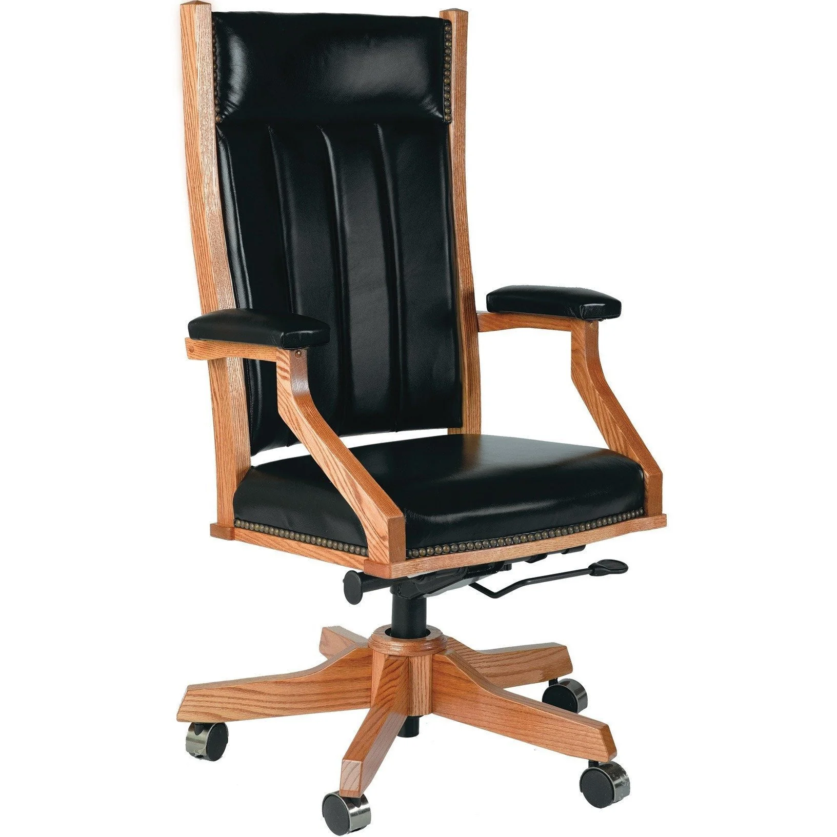 QW Amish Mission Desk Chair - Image 2