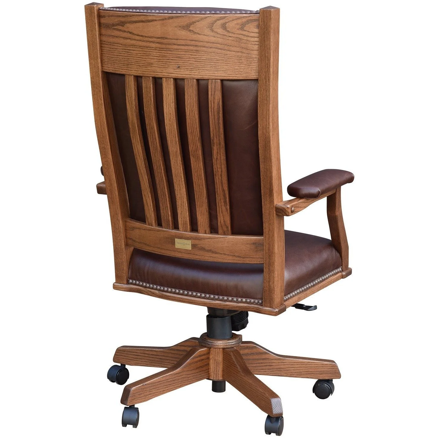 QW Amish Mission Desk Chair - Image 3