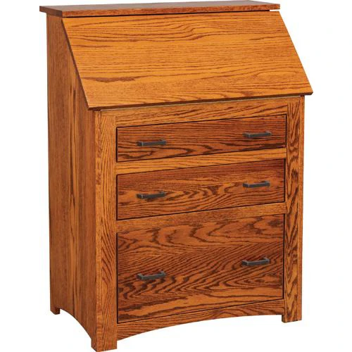 QW Amish Mission Drop Front Desk - Image 2