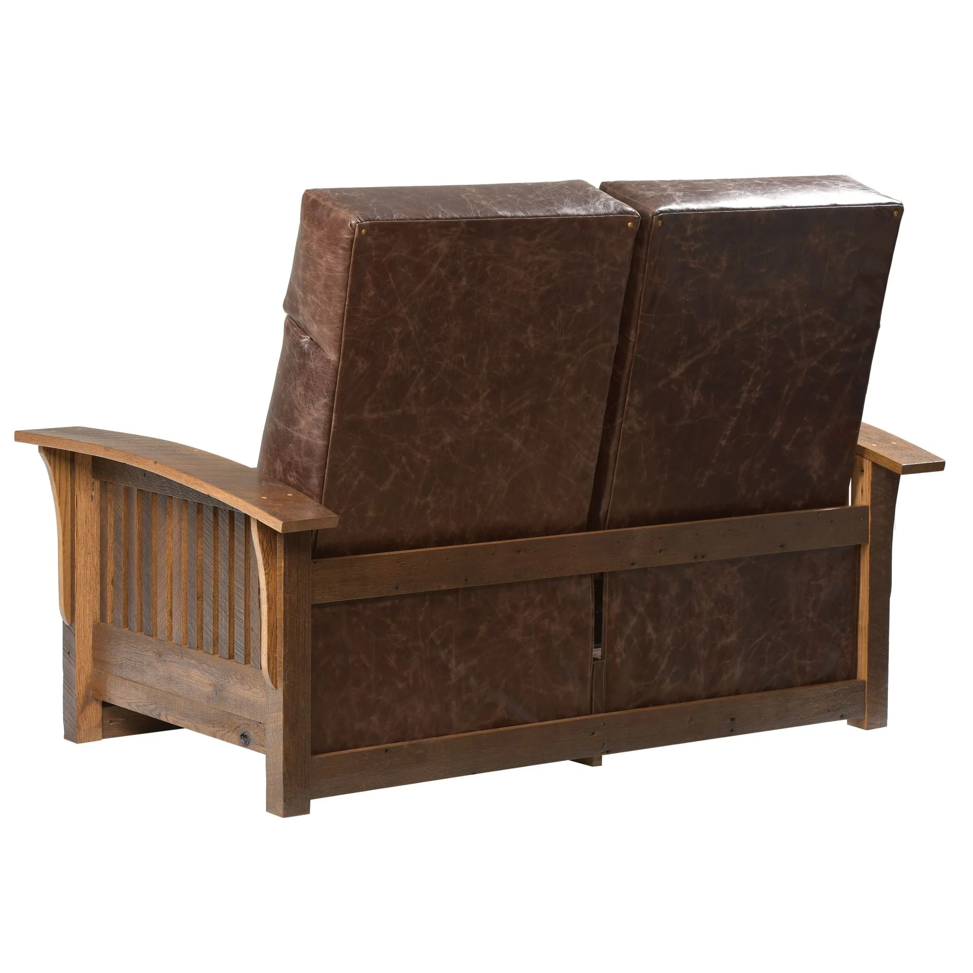 QW Amish Mission Wall Hugger Reclining Loveseat - Image 9