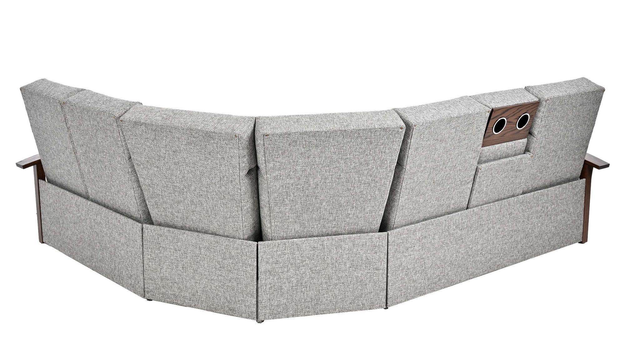 QW Amish Mission Reclining Sectional - Image 5