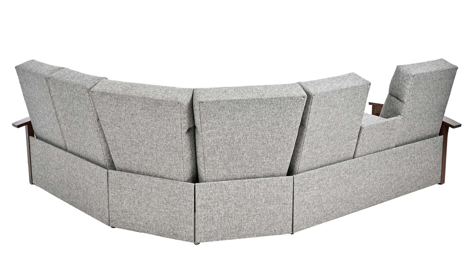 QW Amish Mission Reclining Sectional - Image 6