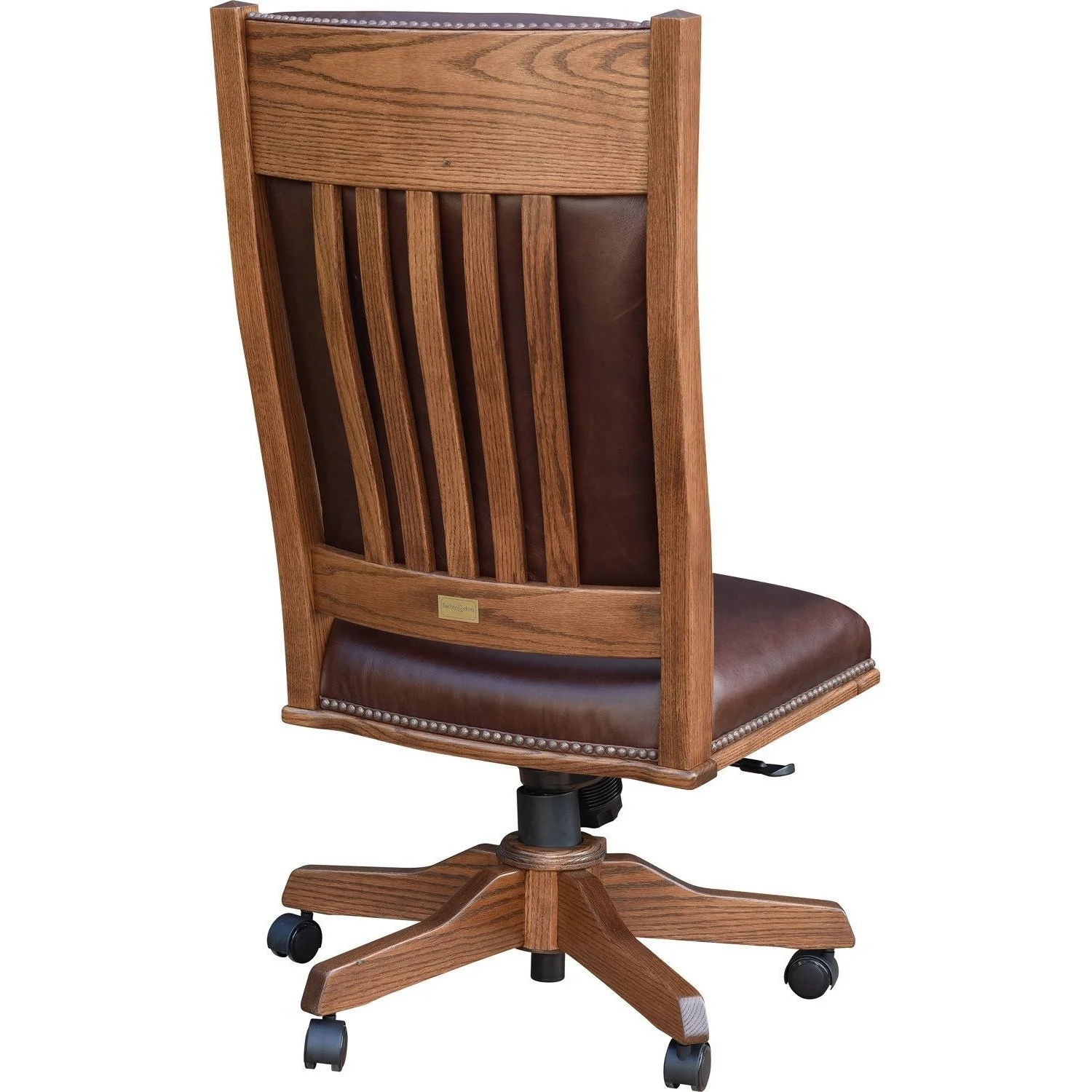 QW Amish Mission Side Desk Chair - Image 3