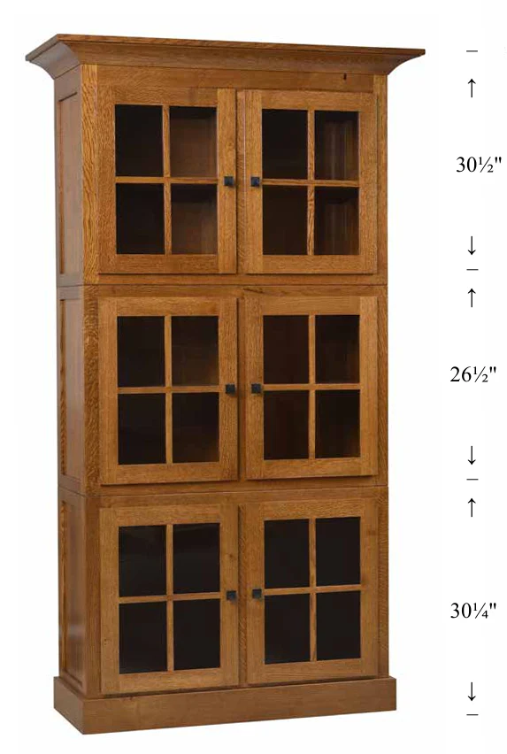 QW Amish Mission Stackable Bookcase - Image 2