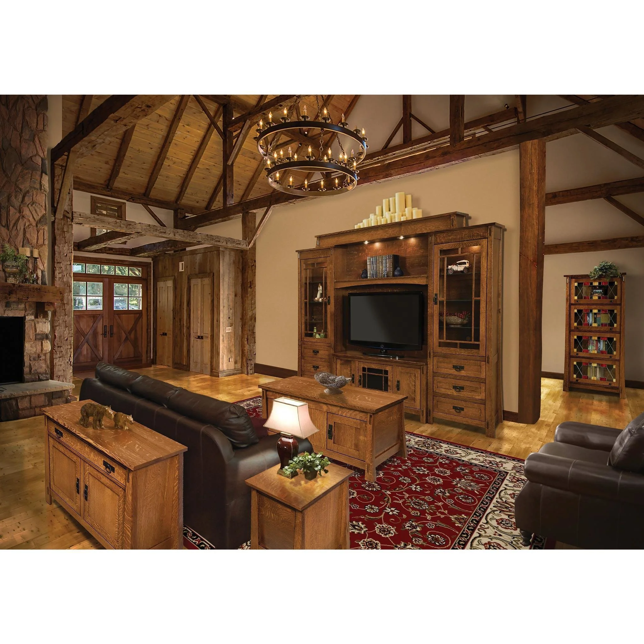 QW Amish Modesto Wall Unit - Image 2