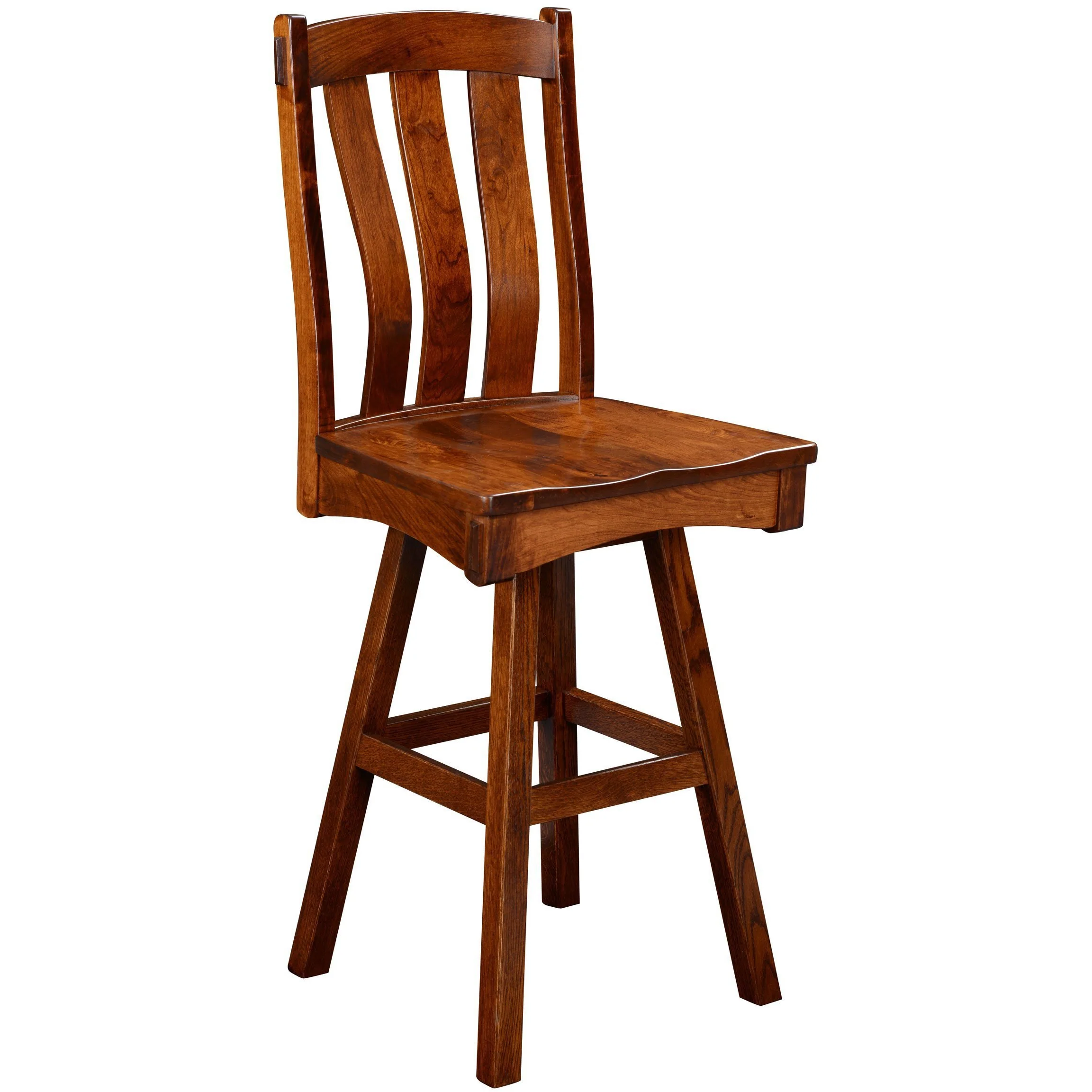 QW Amish Monarch Swivel Bar Chair - Image 2