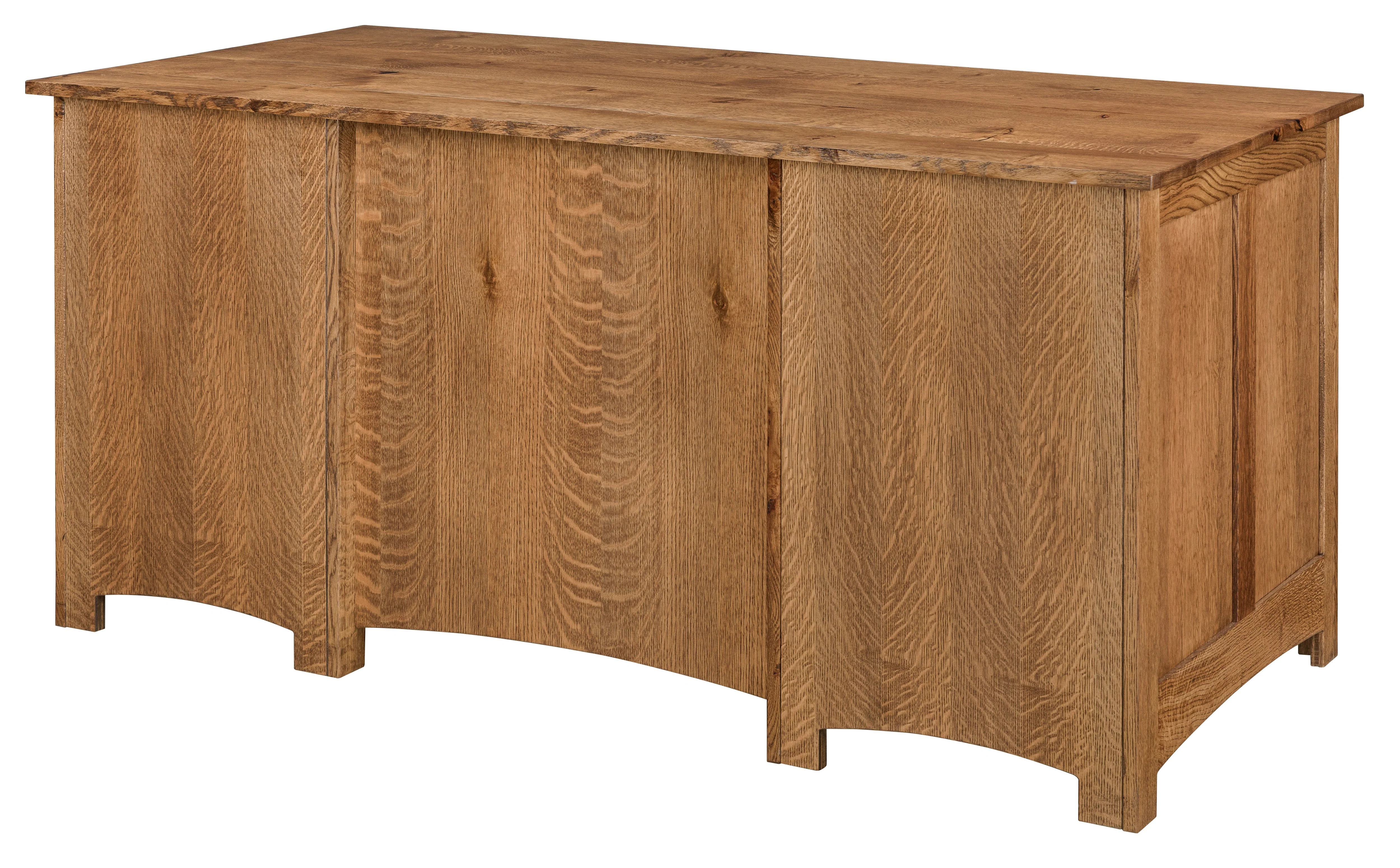 QW Amish Oakridge Desk with Optional Hutch - Image 2
