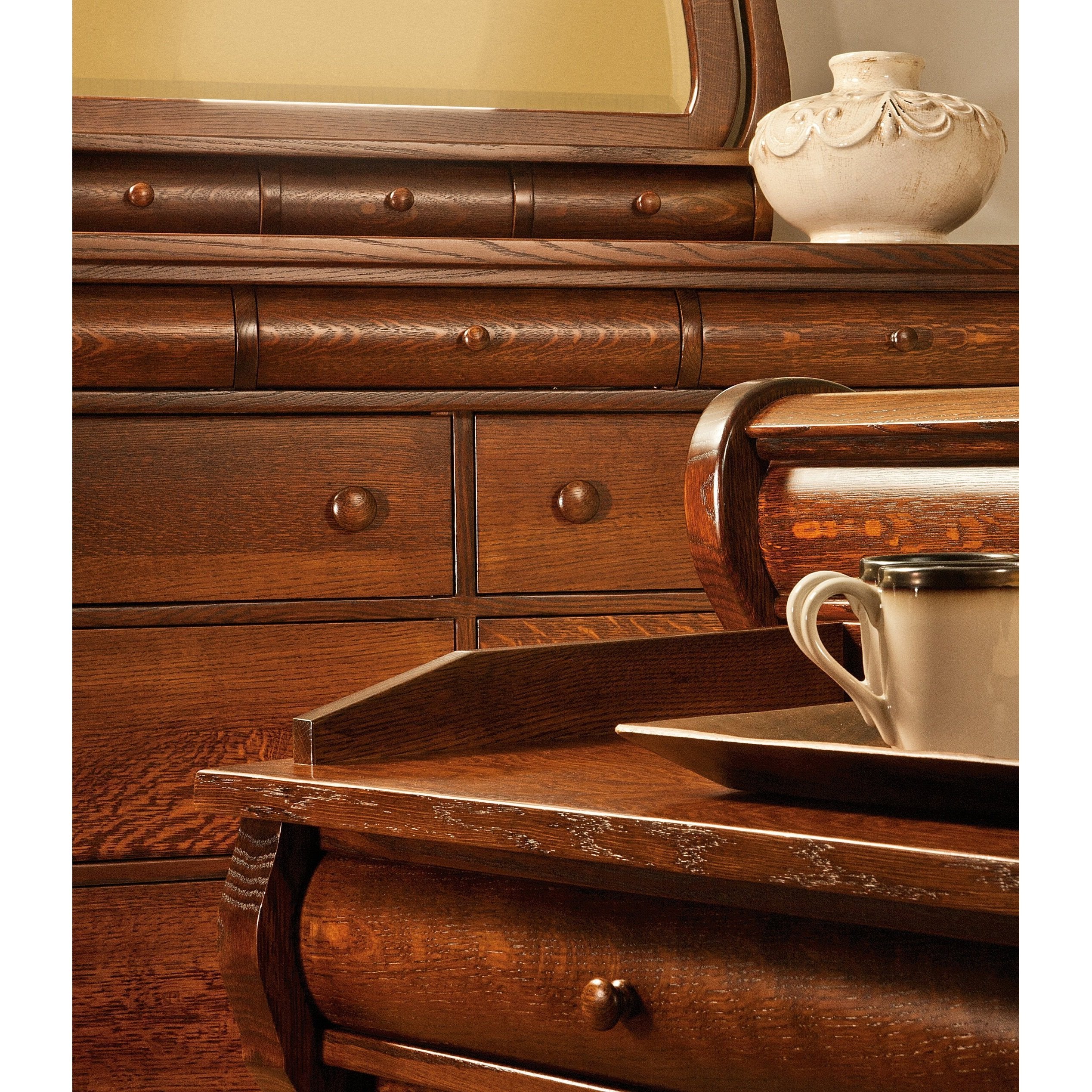 QW Amish Old Classic Sleigh Armoire - Image 3