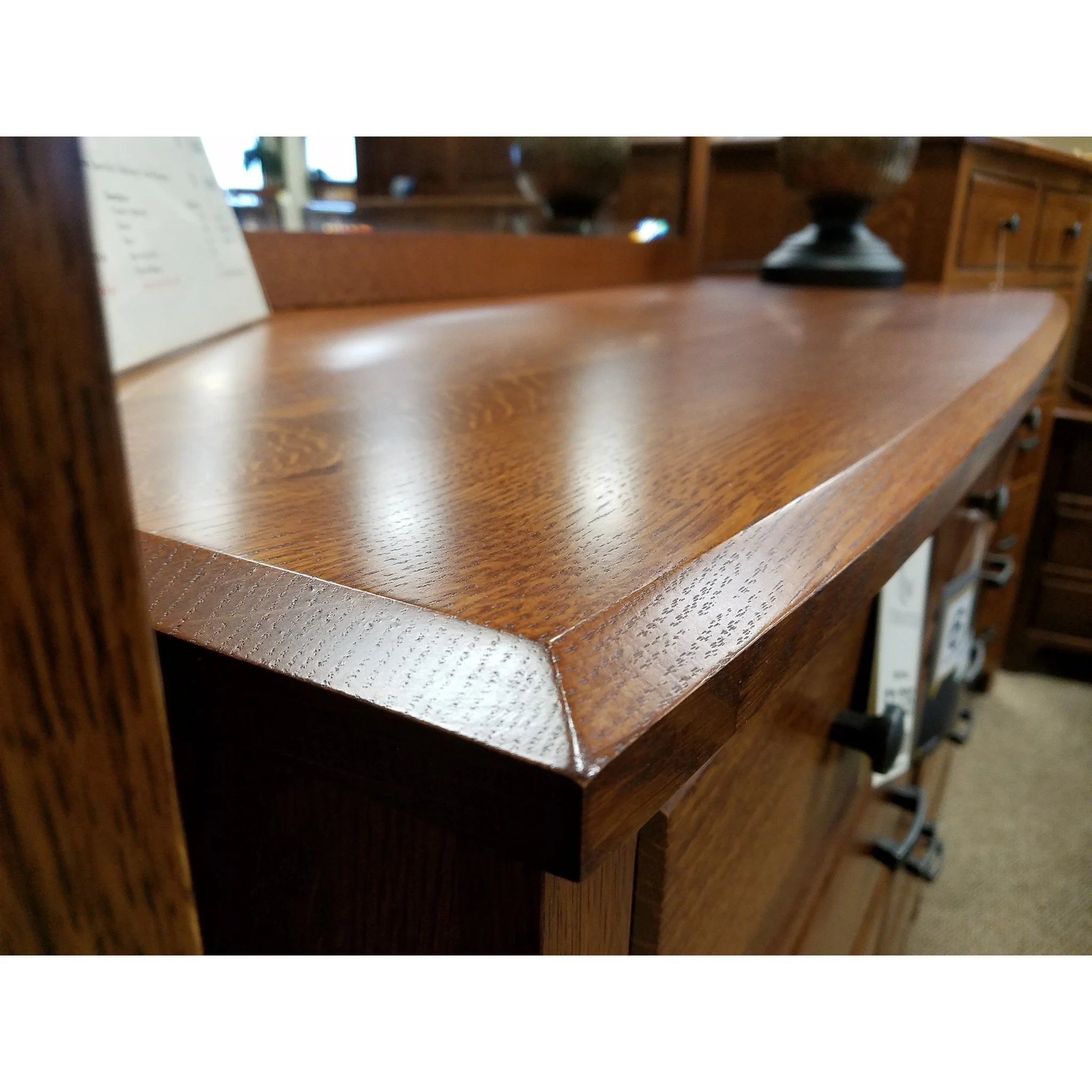 QW Amish Old World Mission Dresser with Mirror Option - Image 2