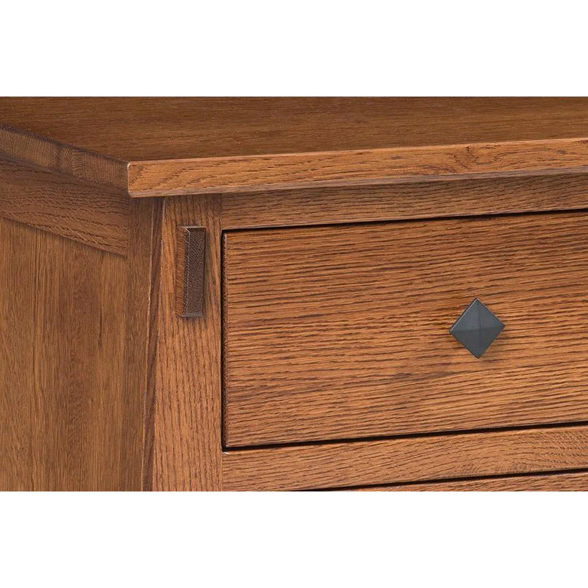 QW Amish Olde Shaker 3 Drawer Nightstand - Image 2