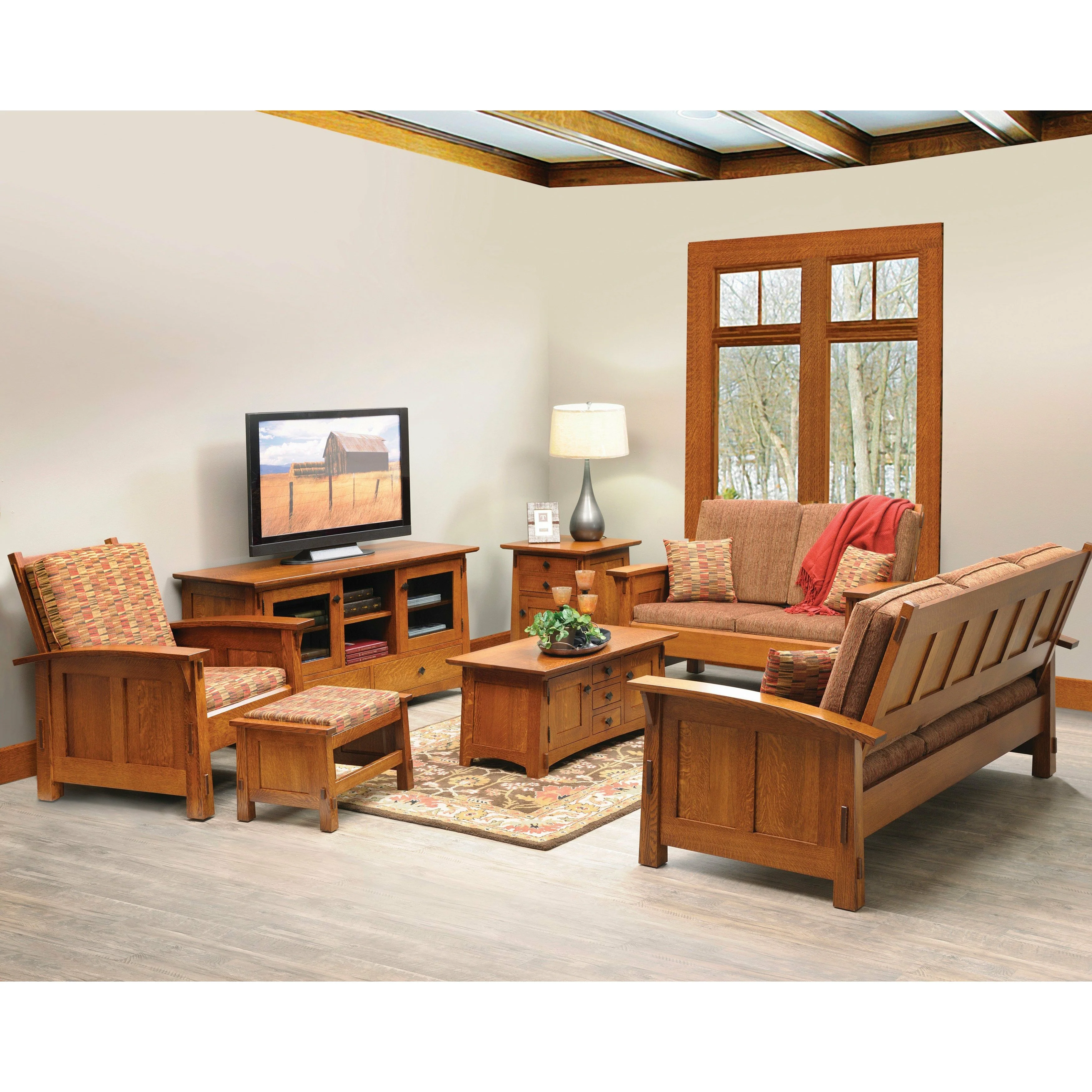 QW Amish Olde Shaker Ottoman - Image 2
