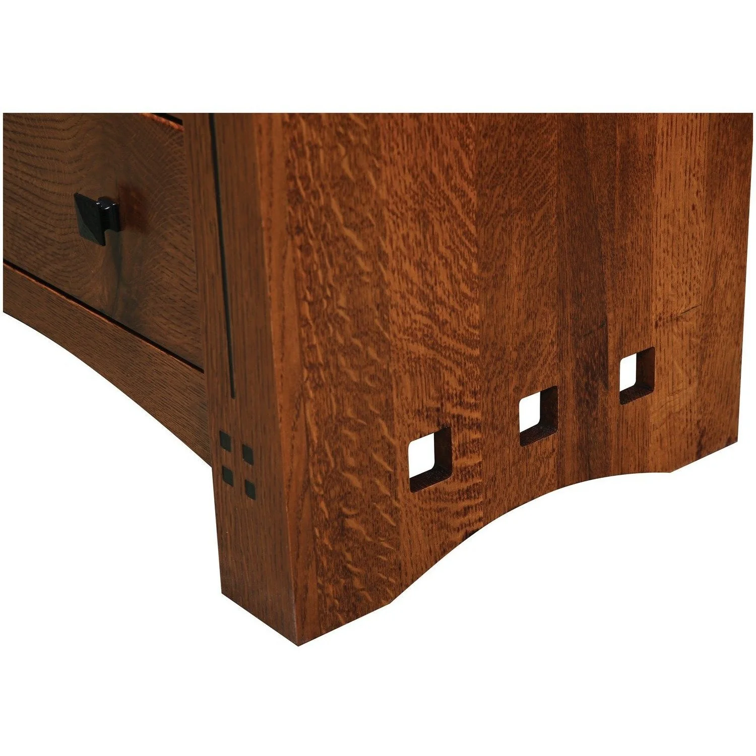QW Amish Olde Town Mission 1 Drawer Nightstand - Image 3