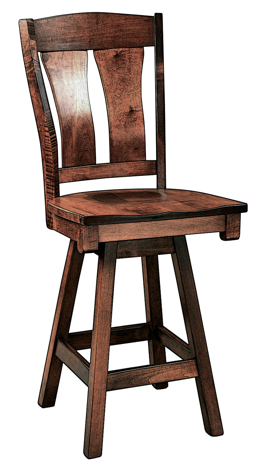 QW Amish Omaha Swivel Bar Chair - Image 2