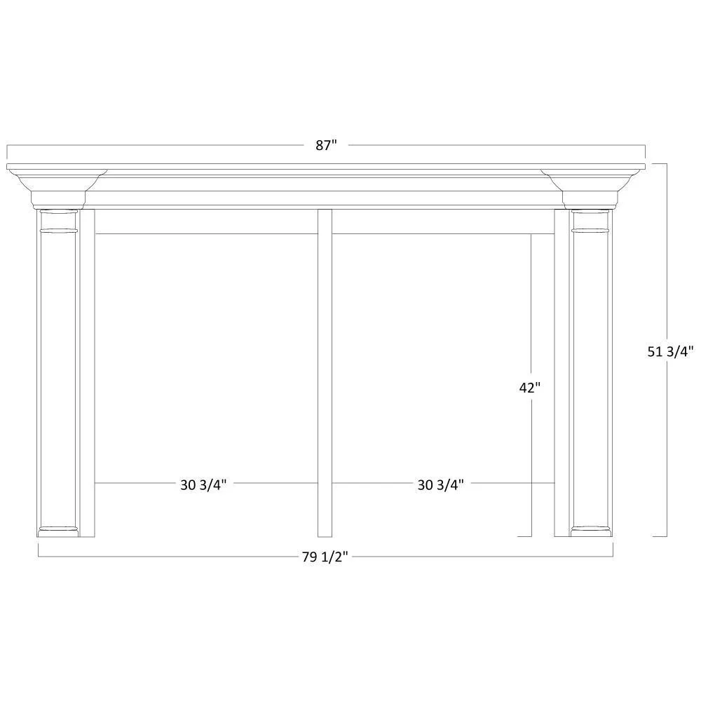 QW Amish Paris Office Double Base & Bookshelf Hutch - Image 4