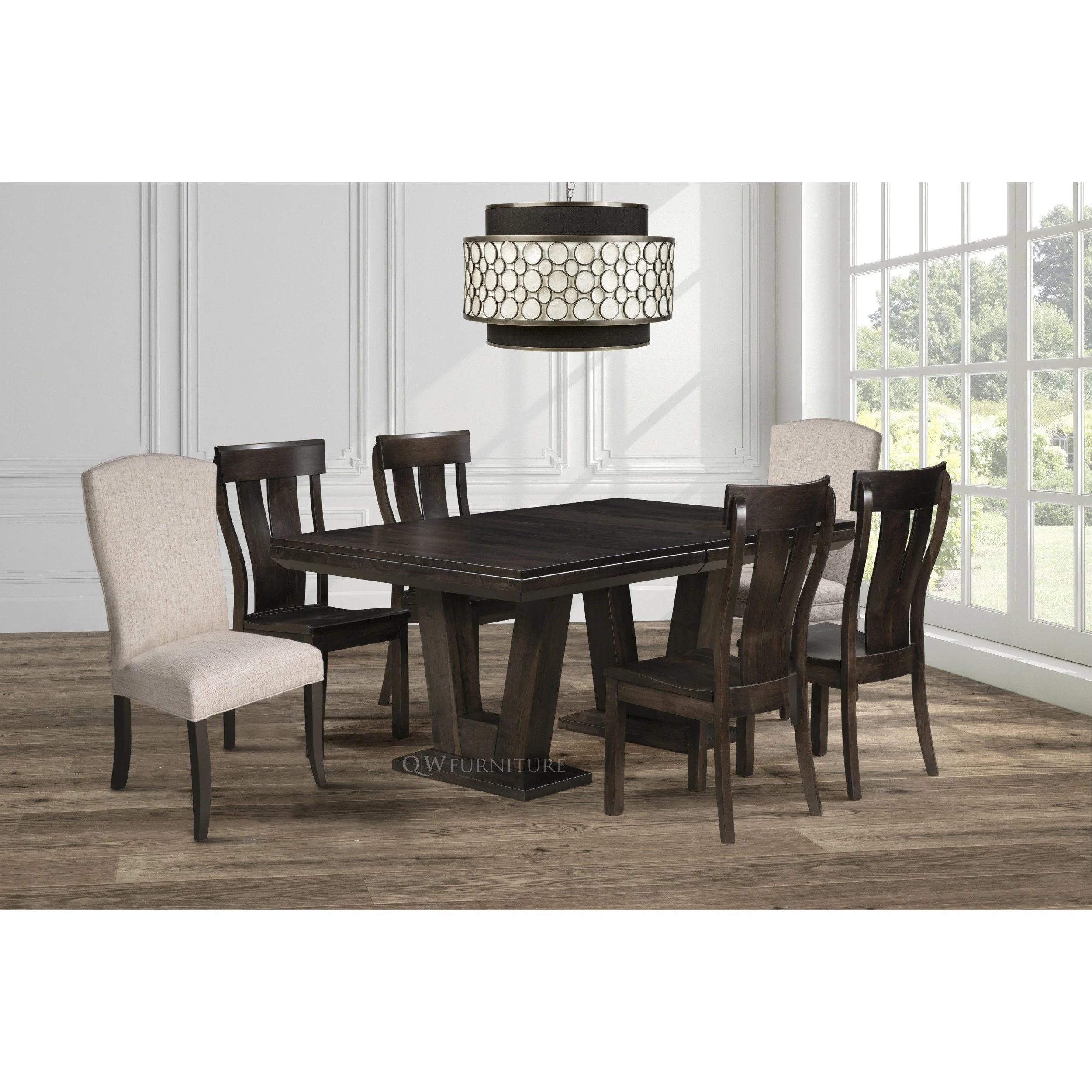 QW Amish Parkview Upholstered Side Chair - Image 4