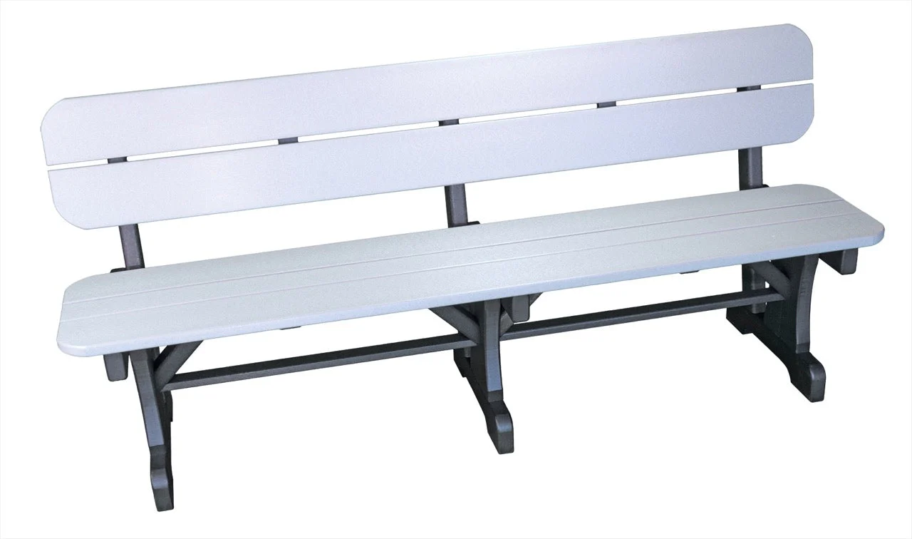 QW Amish Patio Bench w/ Back (choose your size) - Image 4