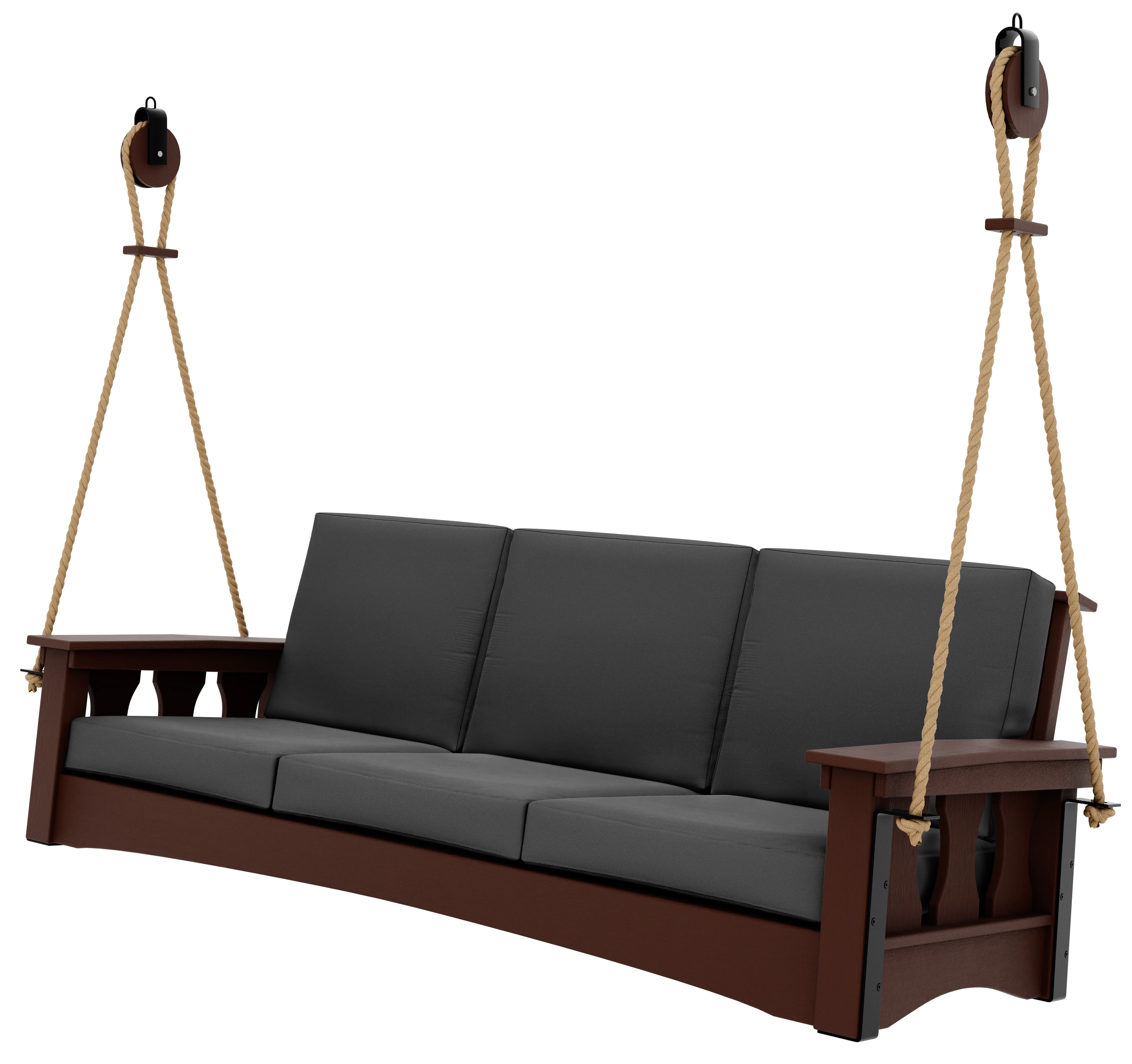 QW Amish Copper Pergola Frame w/ Optional Heritage Sofa Swing - Image 2