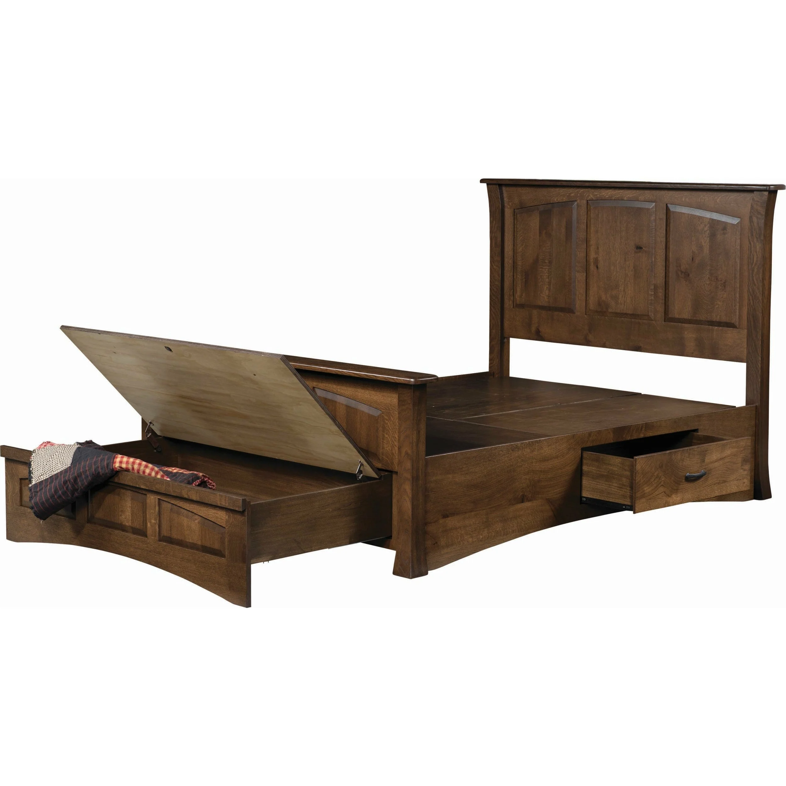 QW Amish Premier Galveston Storage Bed - Image 4