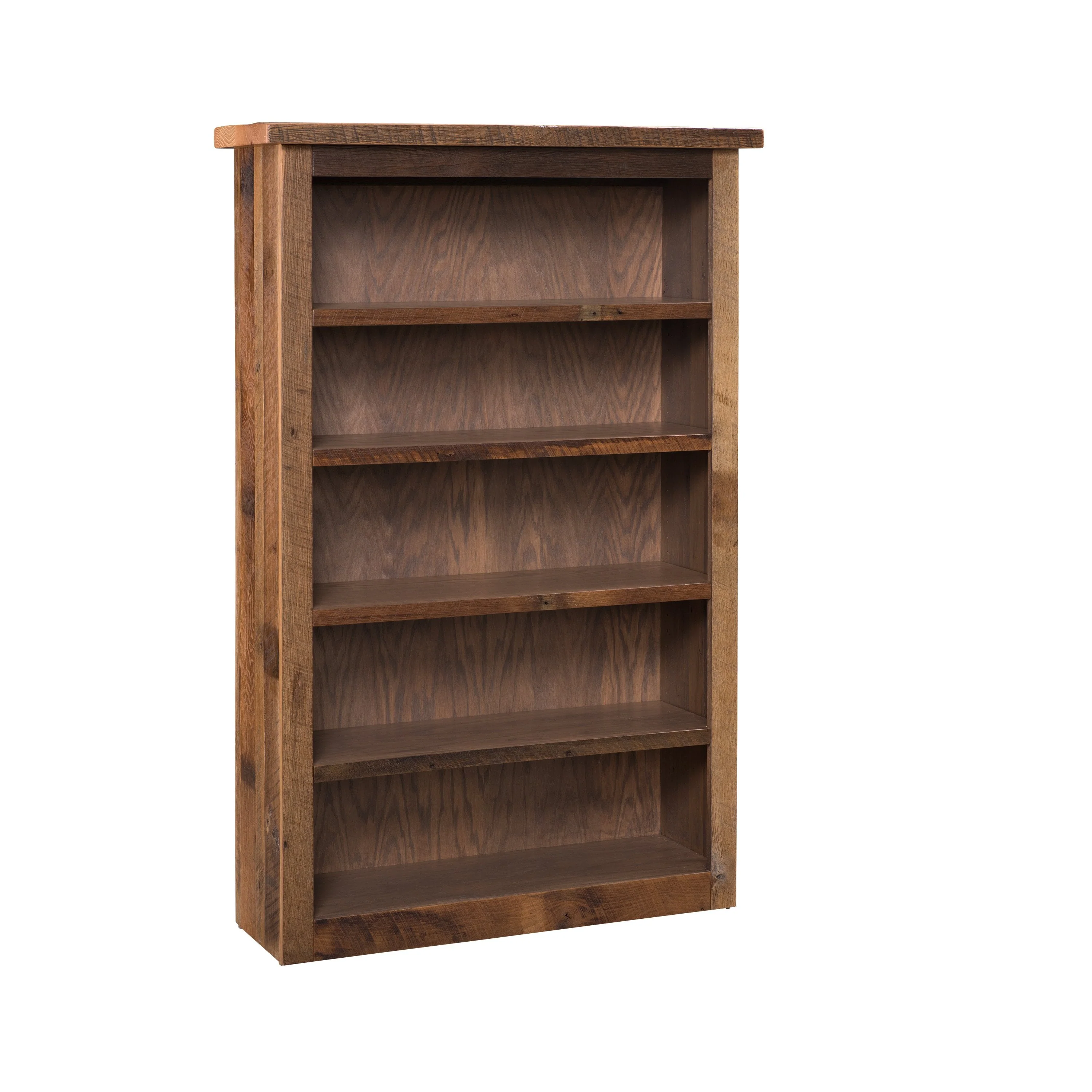 QW Amish Reclaimed Barnwood Bookcase (Choose your size) - Image 3