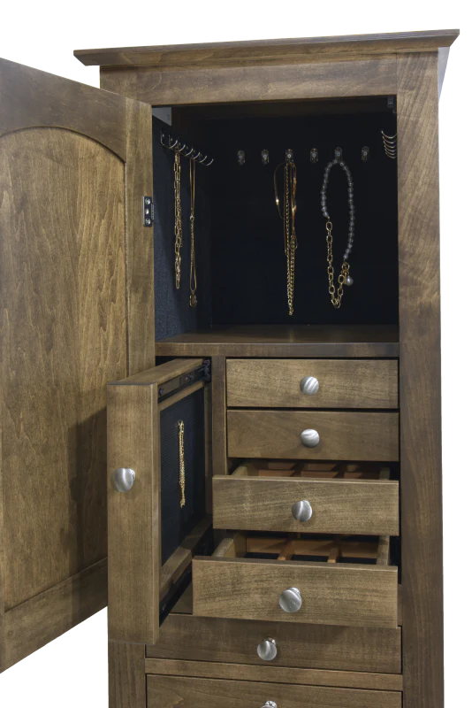 QW Amish Revolving Jewelry Armoire - Image 3