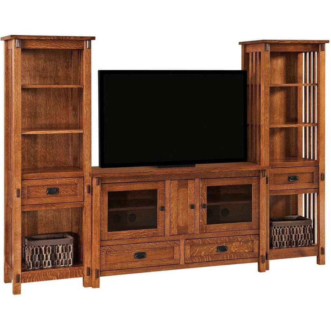 QW Amish Rio Mission 57" Console & Towers