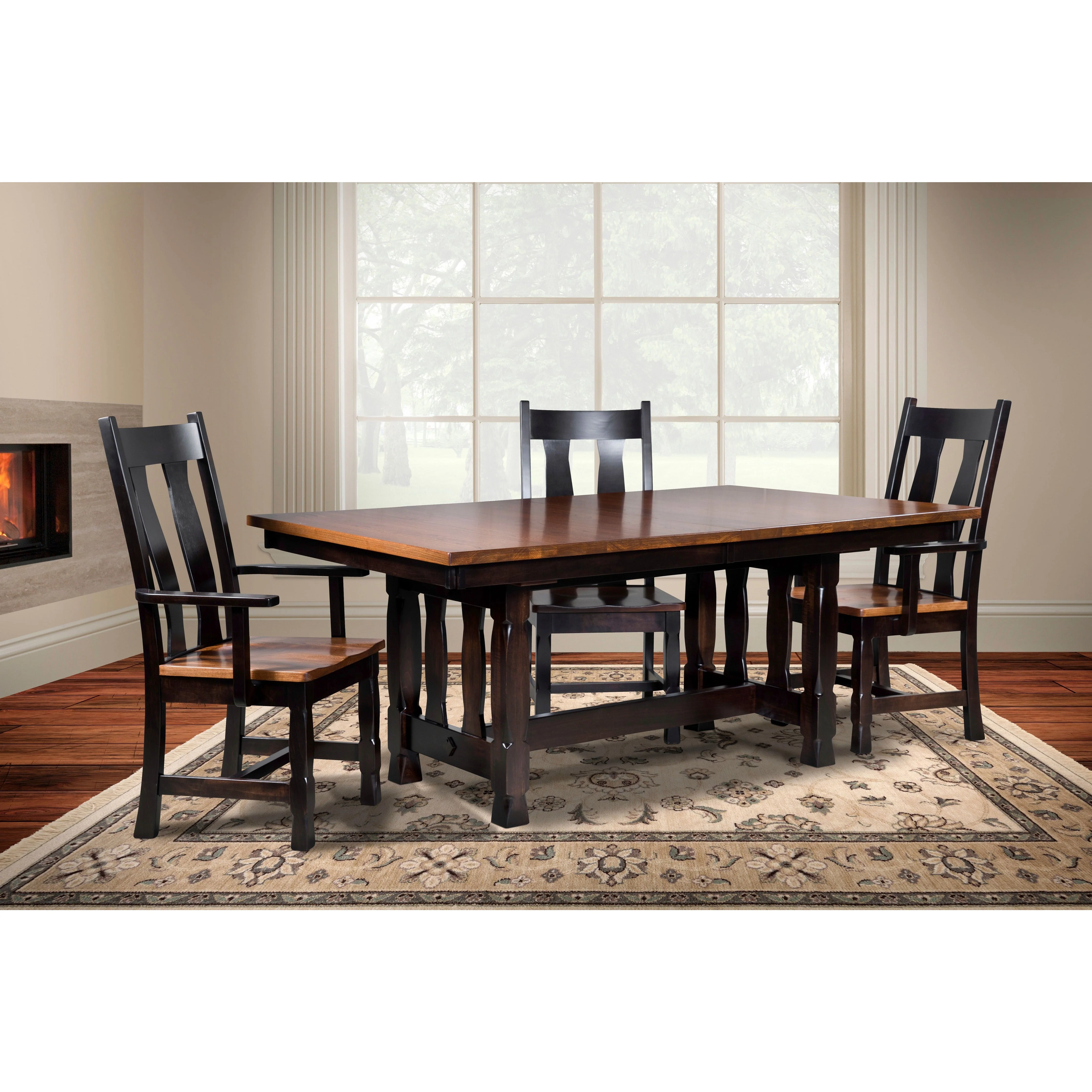 QW Amish Rock Island Arm Chair - Image 2