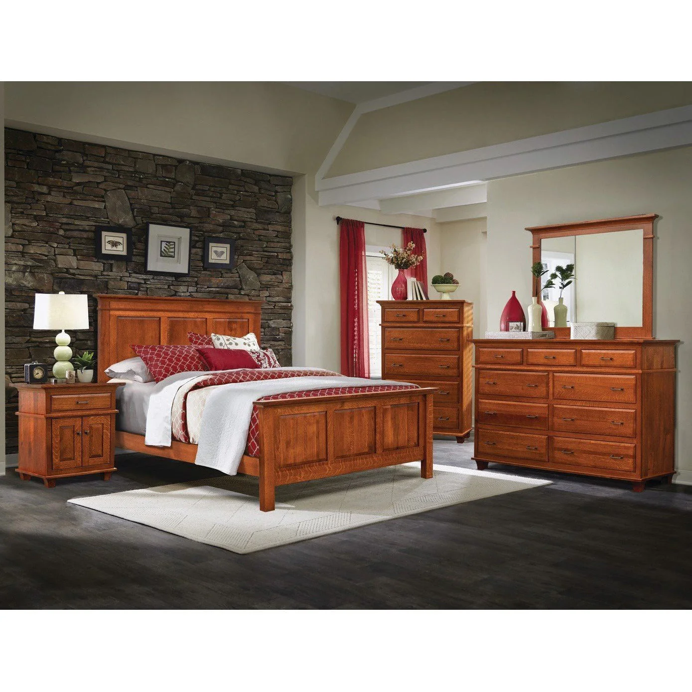 QW Amish Rockwell Dresser & Optional Mirror - Image 5
