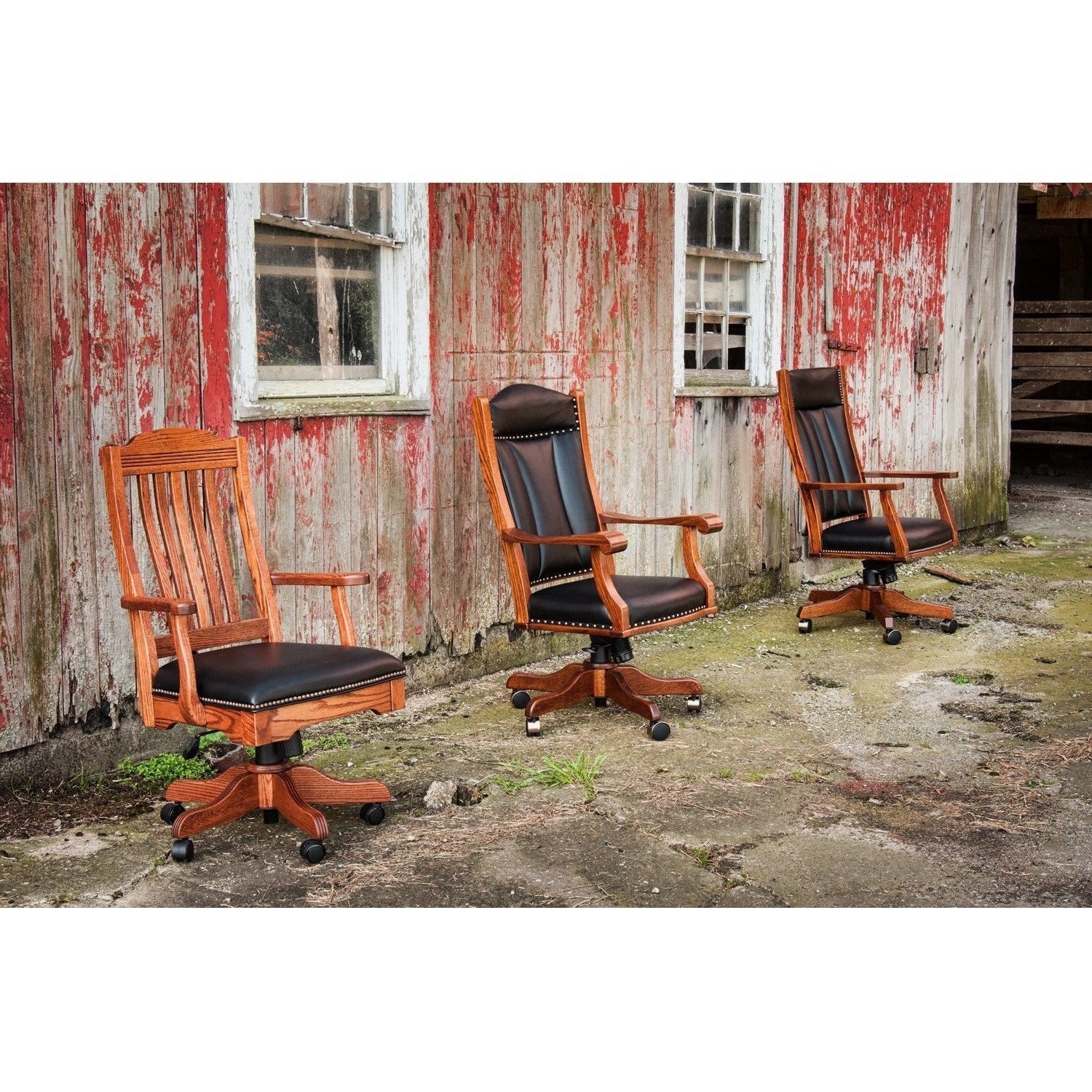QW Amish Royal Desk Chair - Image 4
