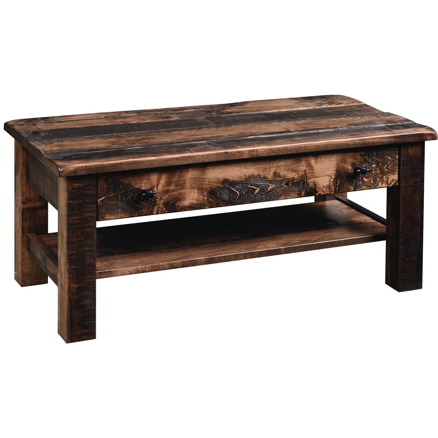 QW Amish Rustic Barn Coffee Table