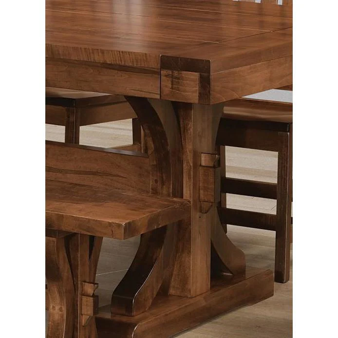 QW Amish 'Saw-Marked' Karlisle Table - Image 2