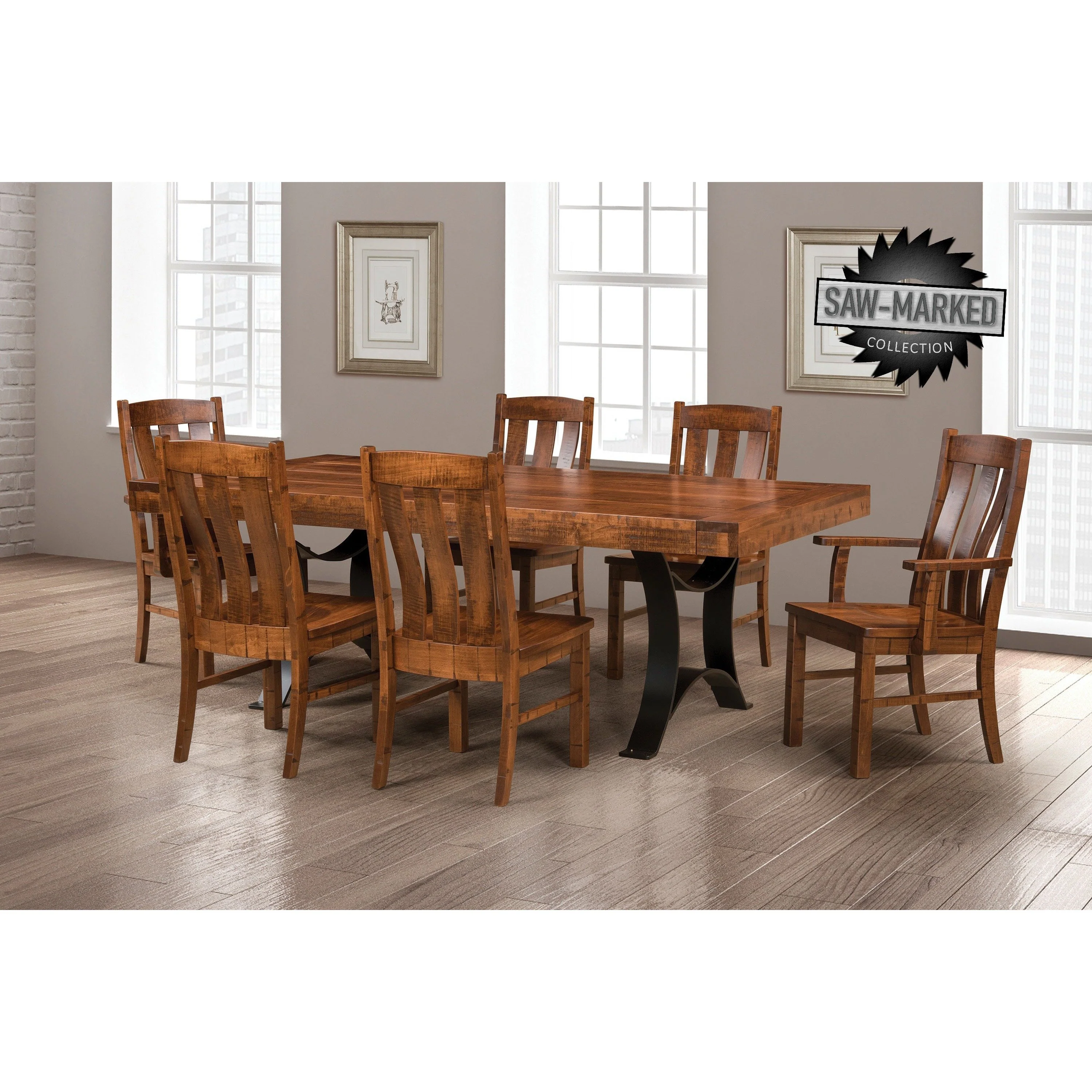 QW Amish 'Saw-Marked' Carr Chair - Image 2