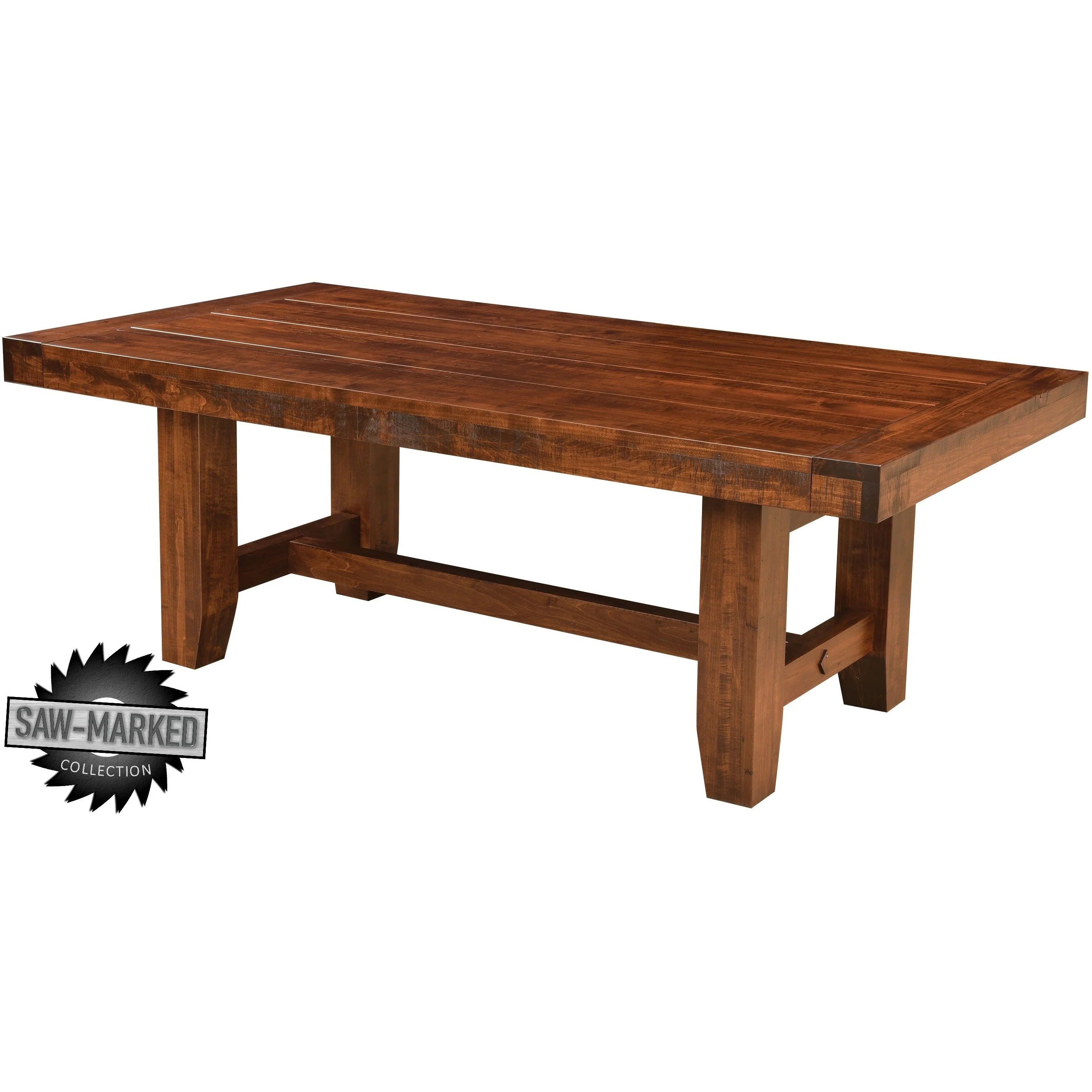 QW Amish 'Saw-Marked' Houston 7pc Dining Set - Image 2