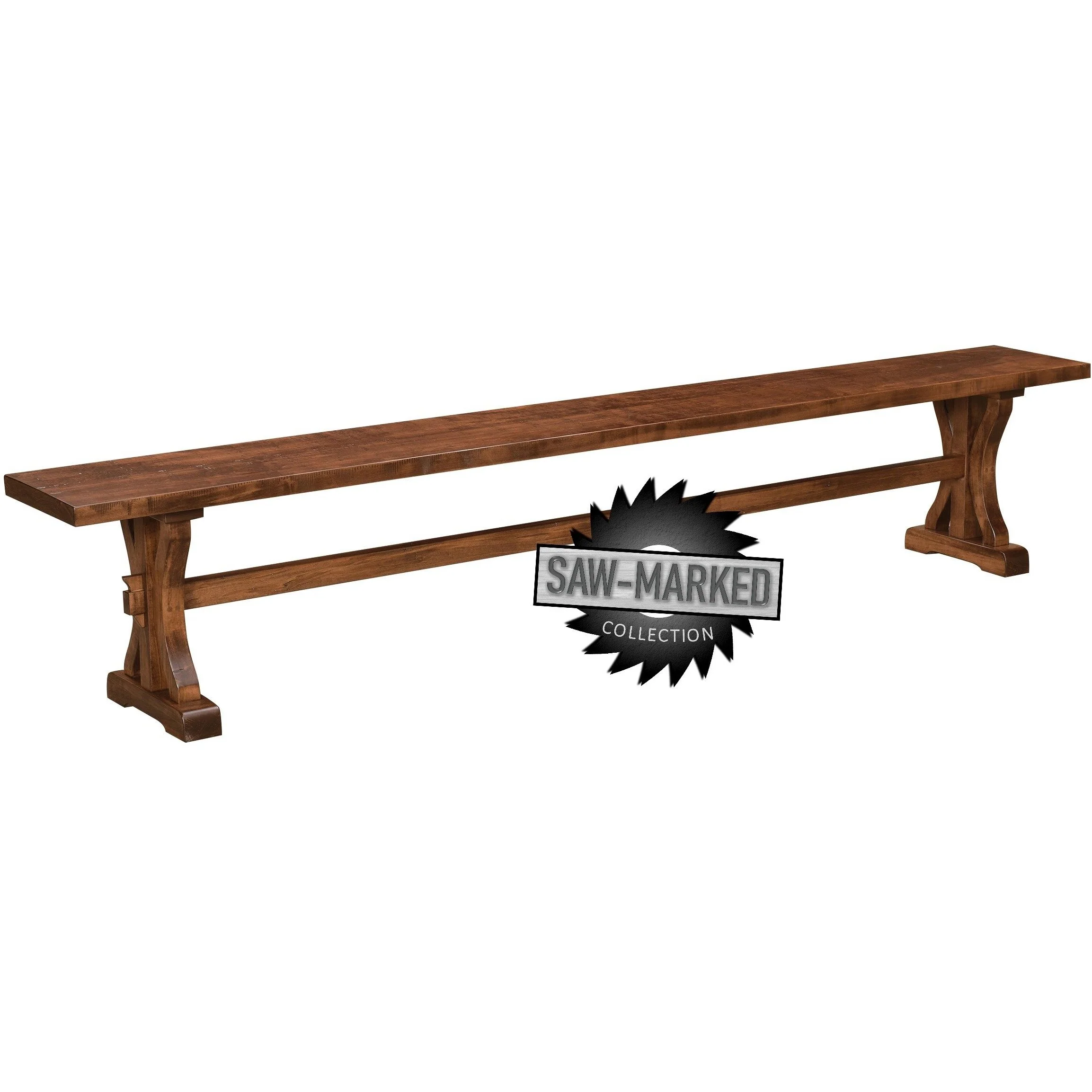 QW Amish 'Saw-Marked' Karlisle 7pc Dining Set - Image 4