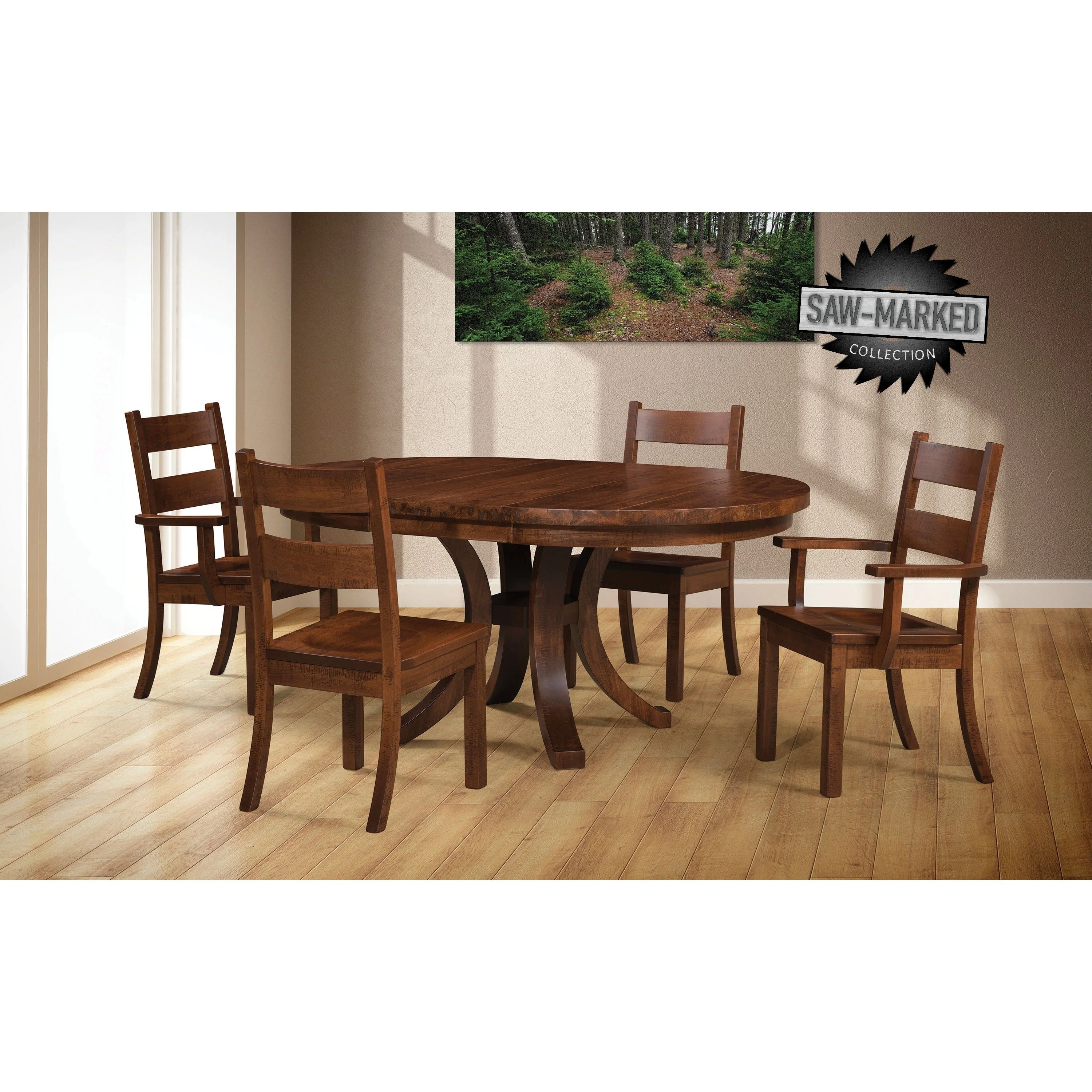 QW Amish 'Saw-Marked' Mayfield Table - Image 2