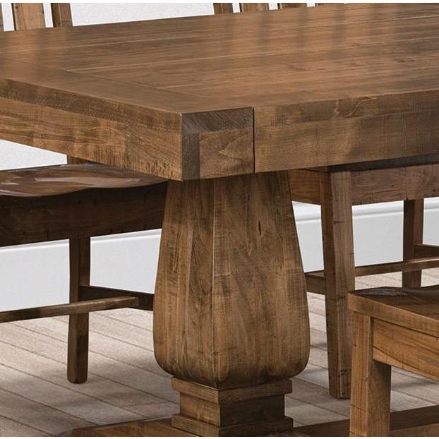 QW Amish 'Saw-Marked' Omaha Table - Image 2