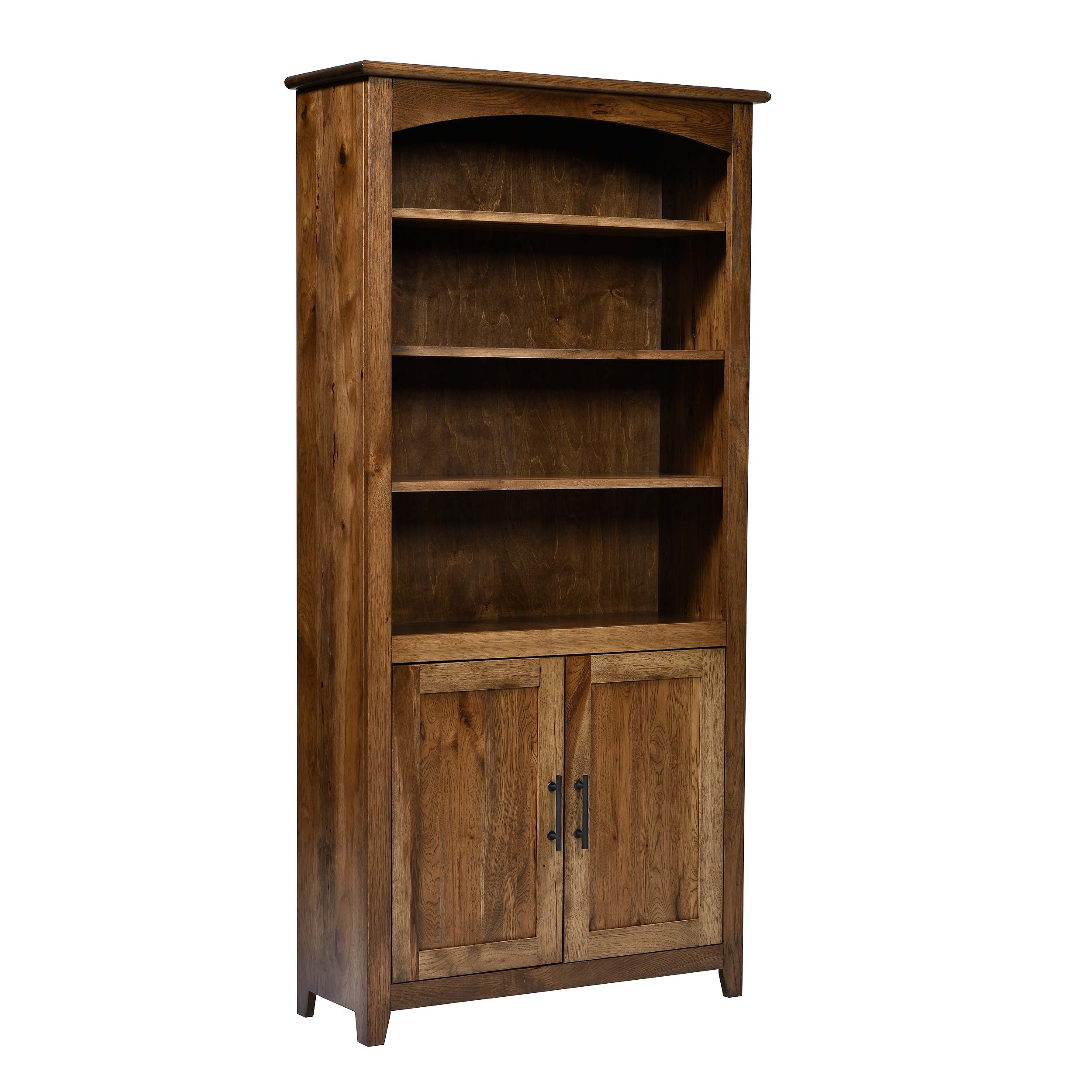 QW Amish Settlers Bookcase w/ Doors - 36x72 - Image 10