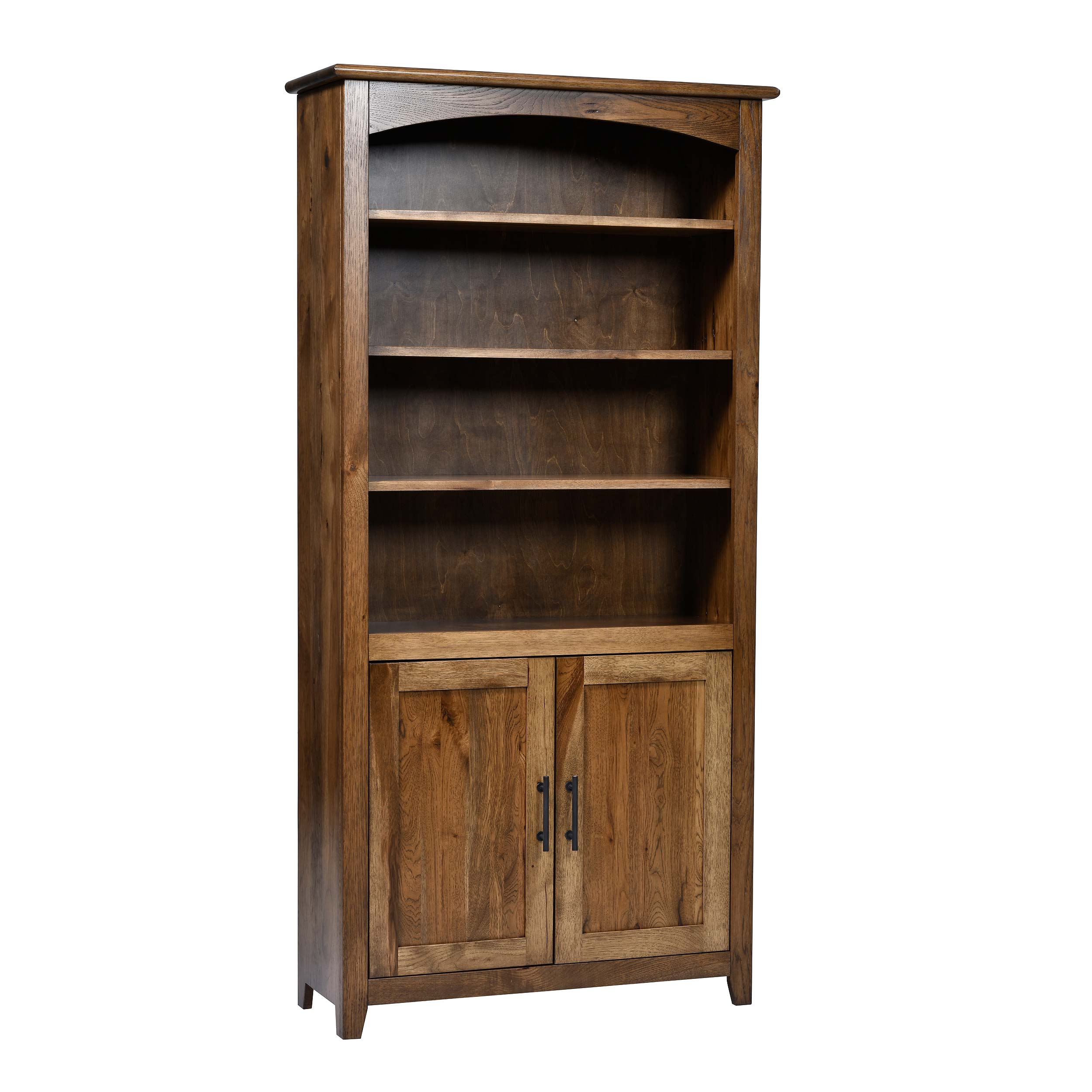 QW Amish Settlers Bookcase w/ Doors - 36x72 - Image 11