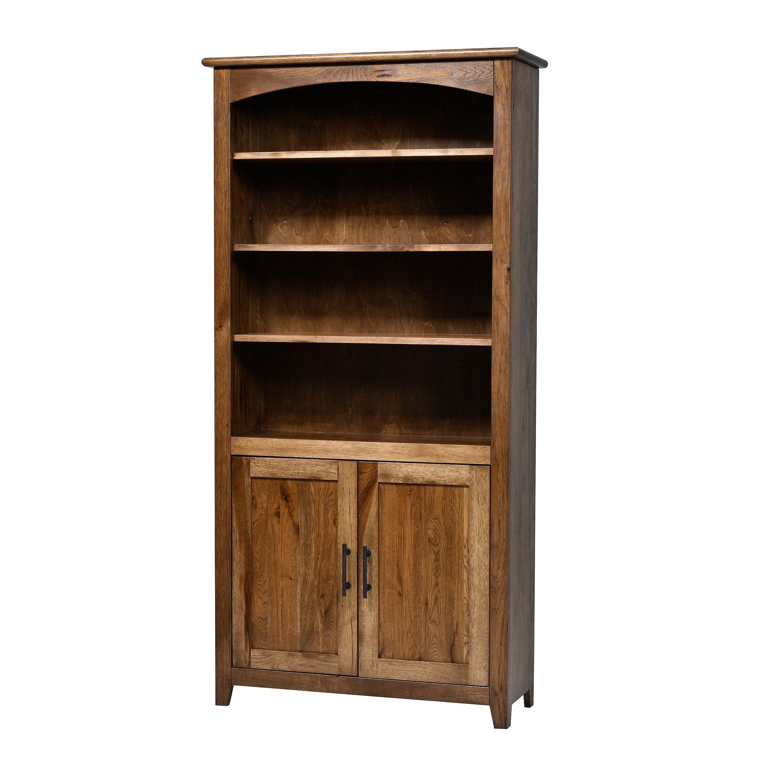 QW Amish Settlers Bookcase w/ Doors - 36x72 - Image 15