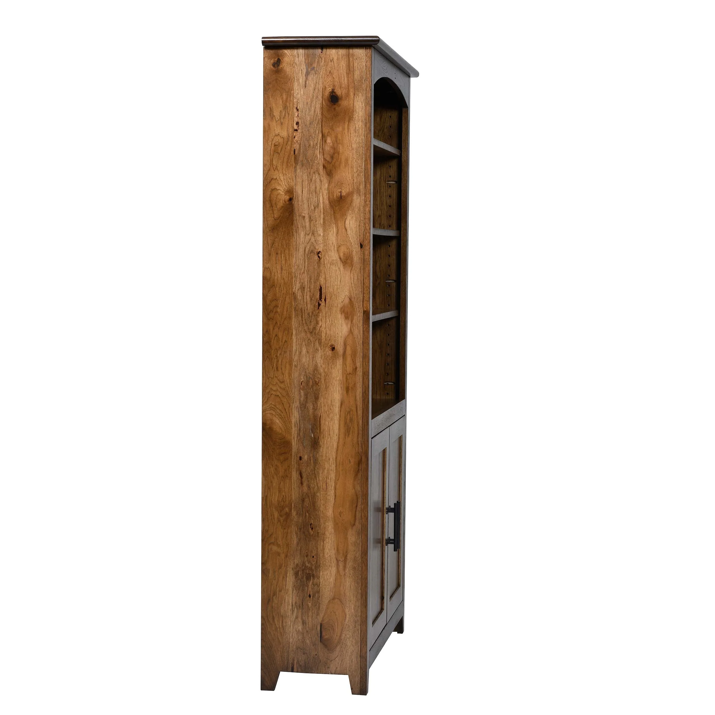 QW Amish Settlers Bookcase w/ Doors - 36x72 - Image 5