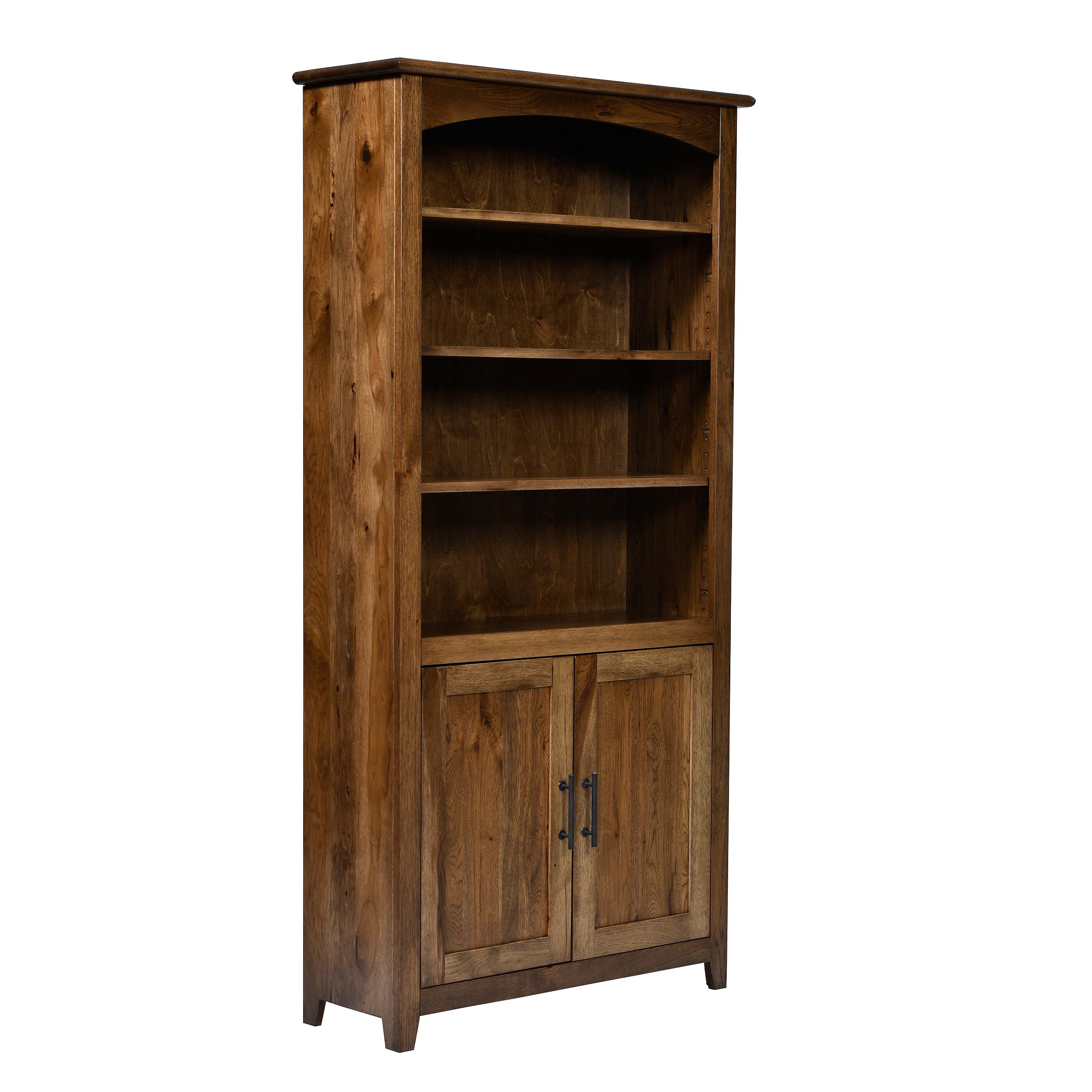 QW Amish Settlers Bookcase w/ Doors - 36x72 - Image 9