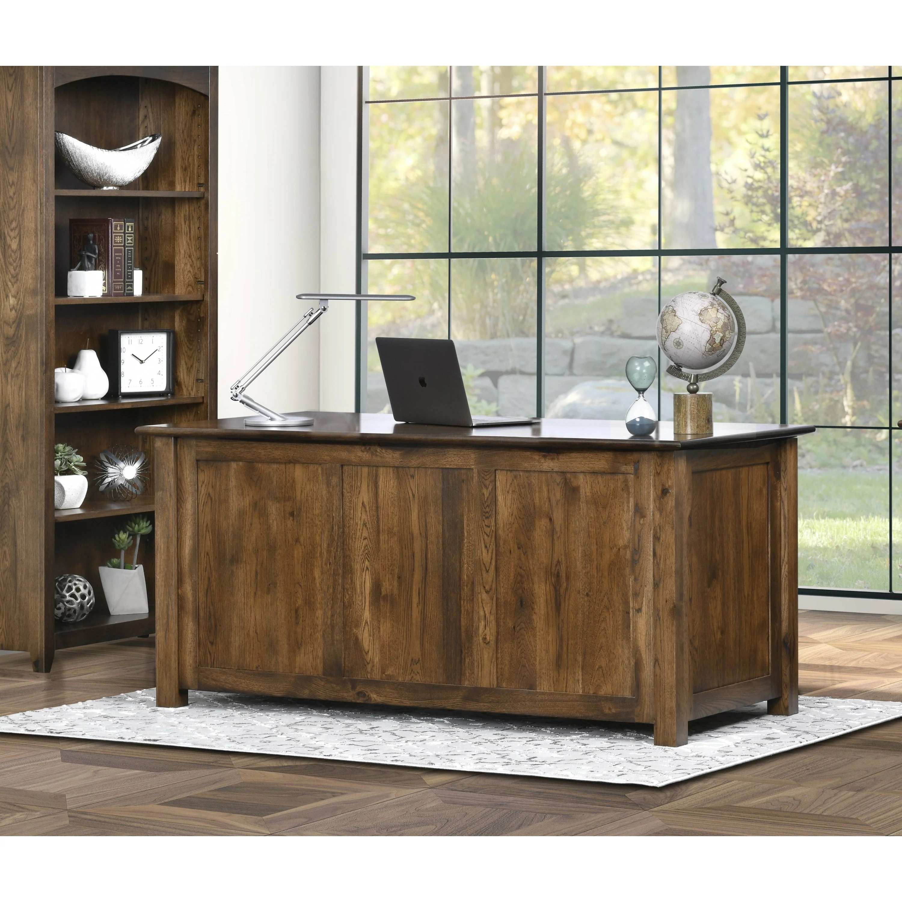 QW Amish Settlers Executive Desk - Image 3