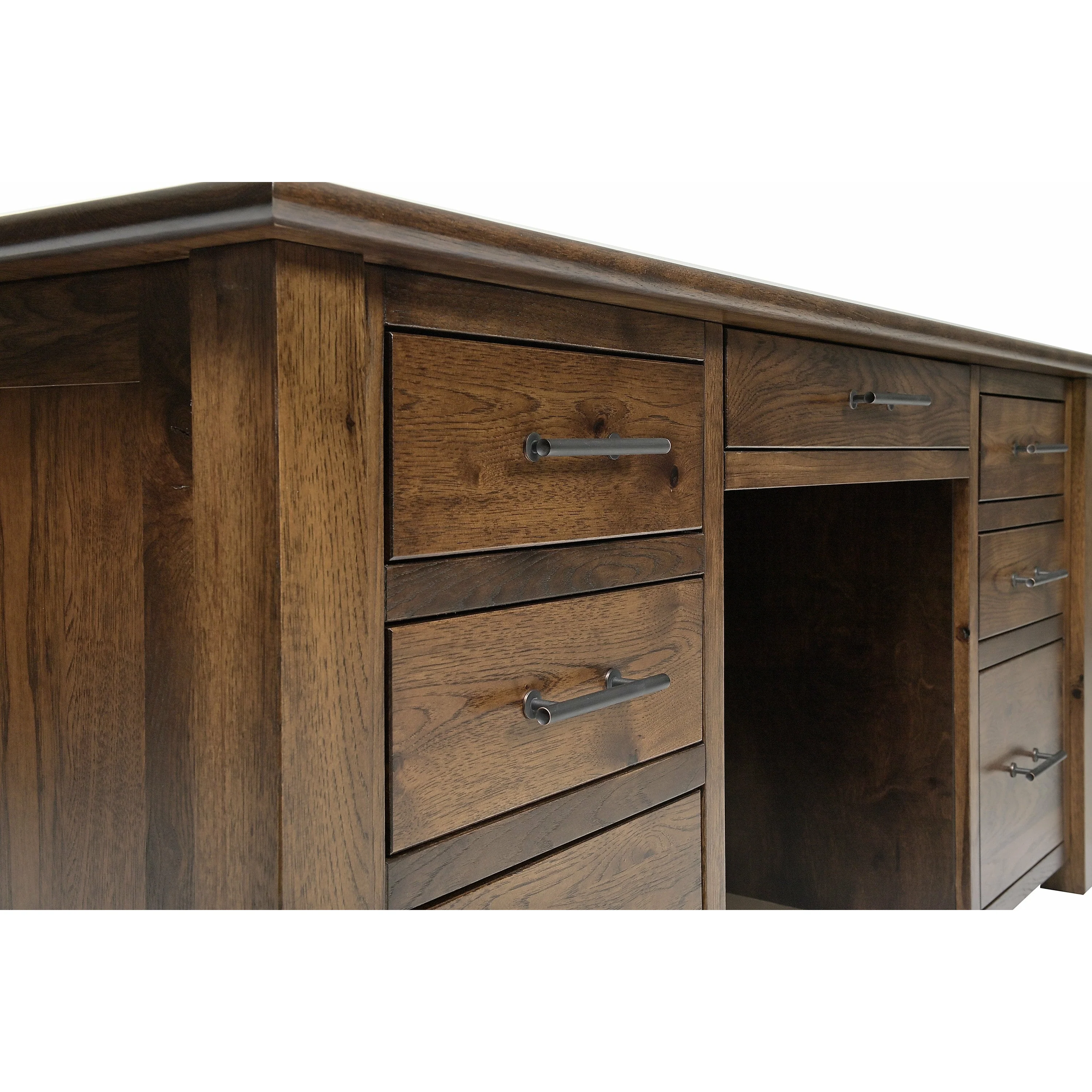 QW Amish Settlers Executive Desk - Image 6